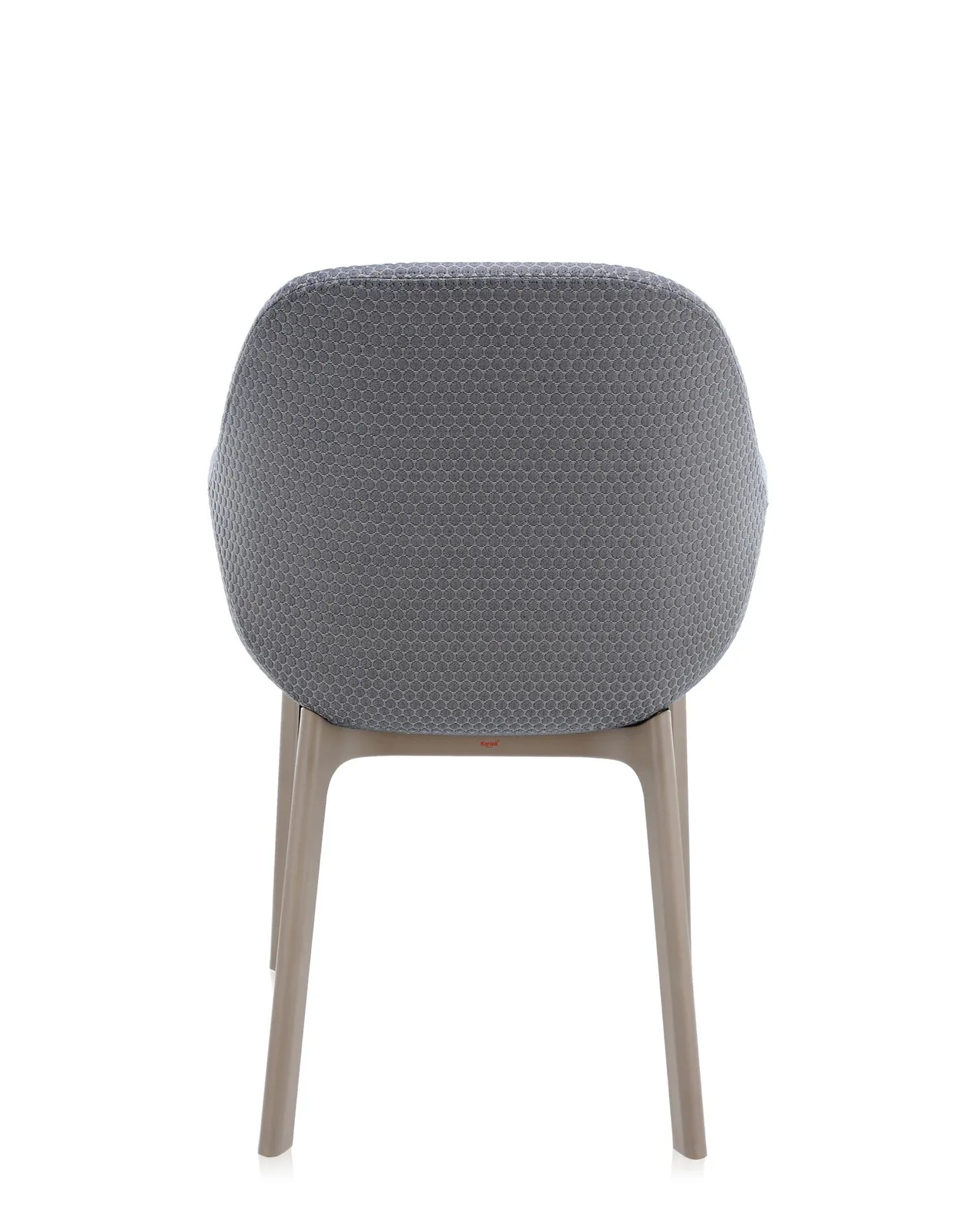 Кресло Clap (серое/черное) тисненая ткань Kartell, арт. 4182/T2 — изображение товара 4