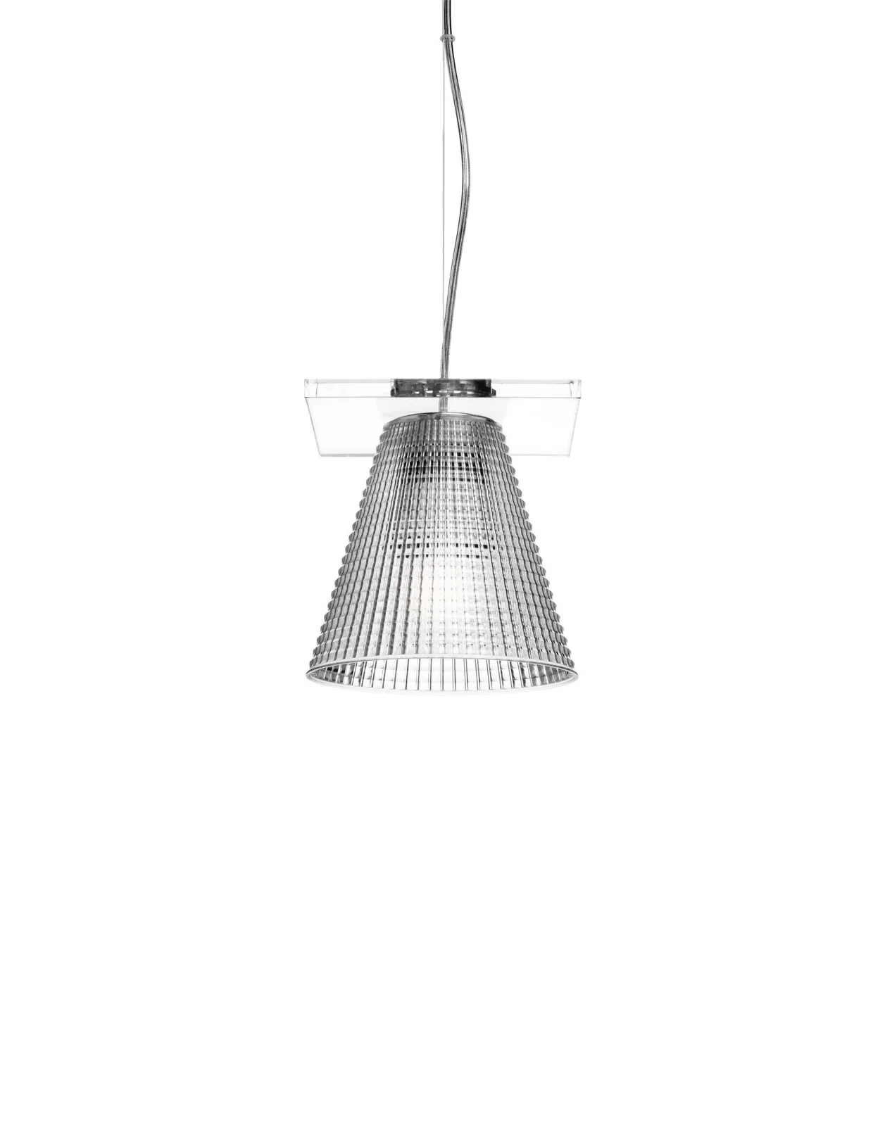Светильник подвесной Light-Air (кристалл) рефленый Kartell, арт. 9130/B4 — изображение товара 2