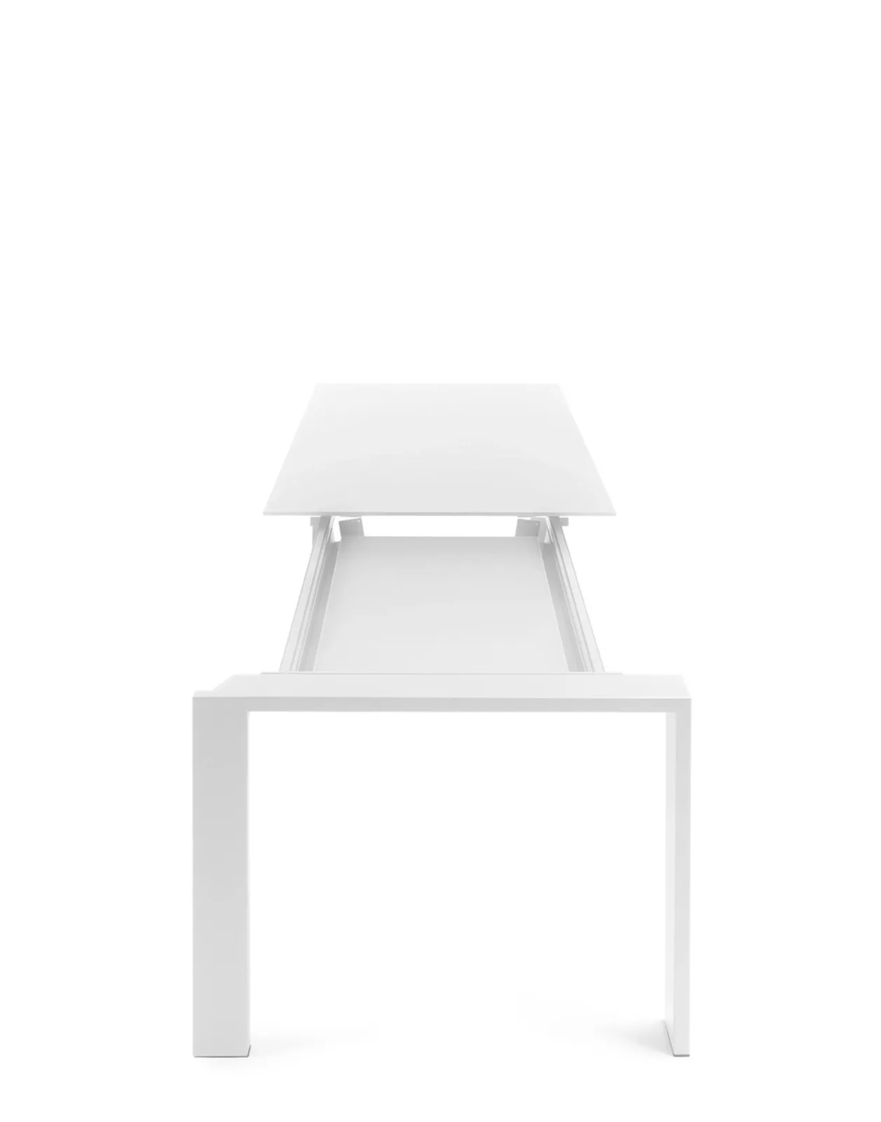 Стол Four раскладной (белый) 160+50+50х90 Kartell, арт. 4537/82 — изображение товара 4