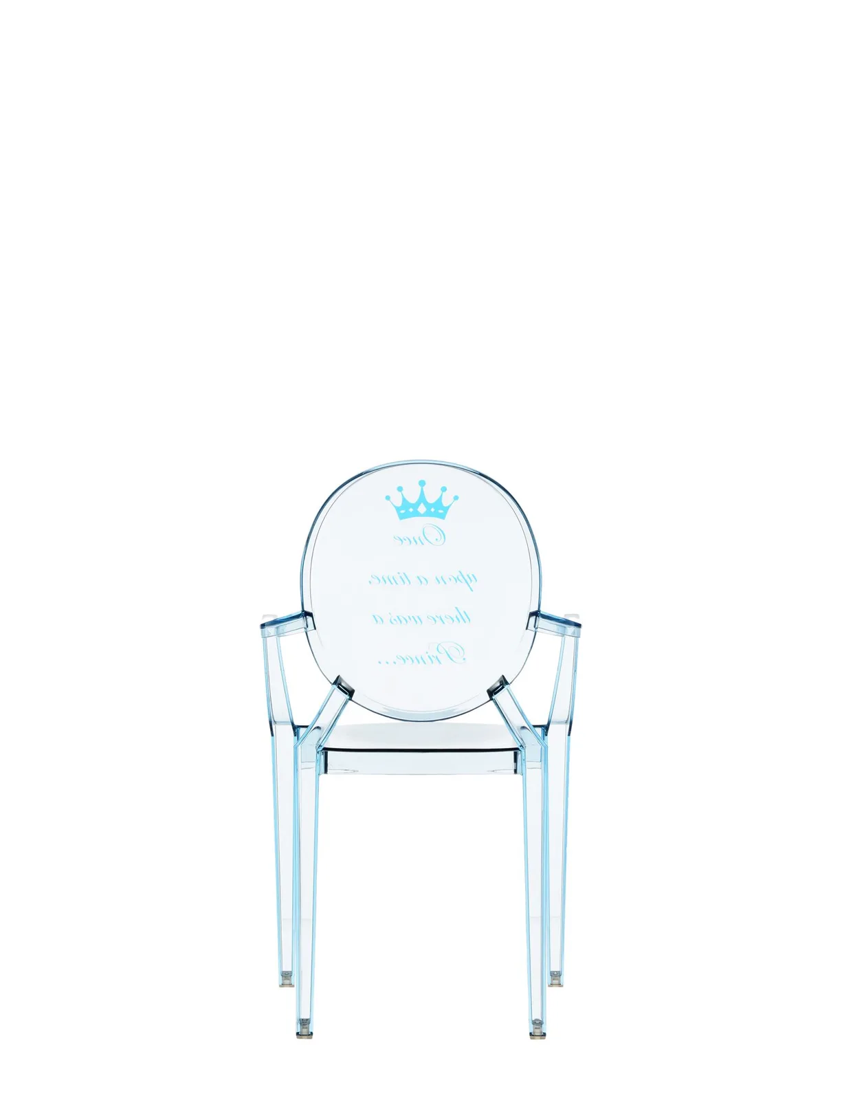 Стул детский Lou Lou Ghost (голубой) с рисунком Kartell, арт. 2855/55 — изображение товара 4