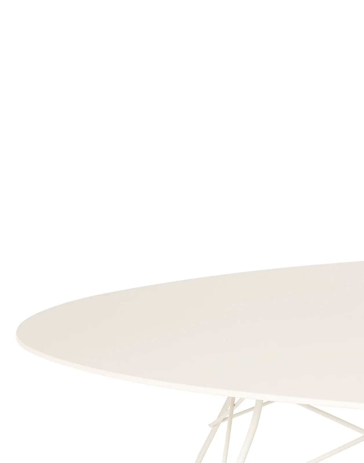 Стол Glossy Outdoor (белый) диаметр 128см Kartell, арт. 5578/BB — изображение товара 2