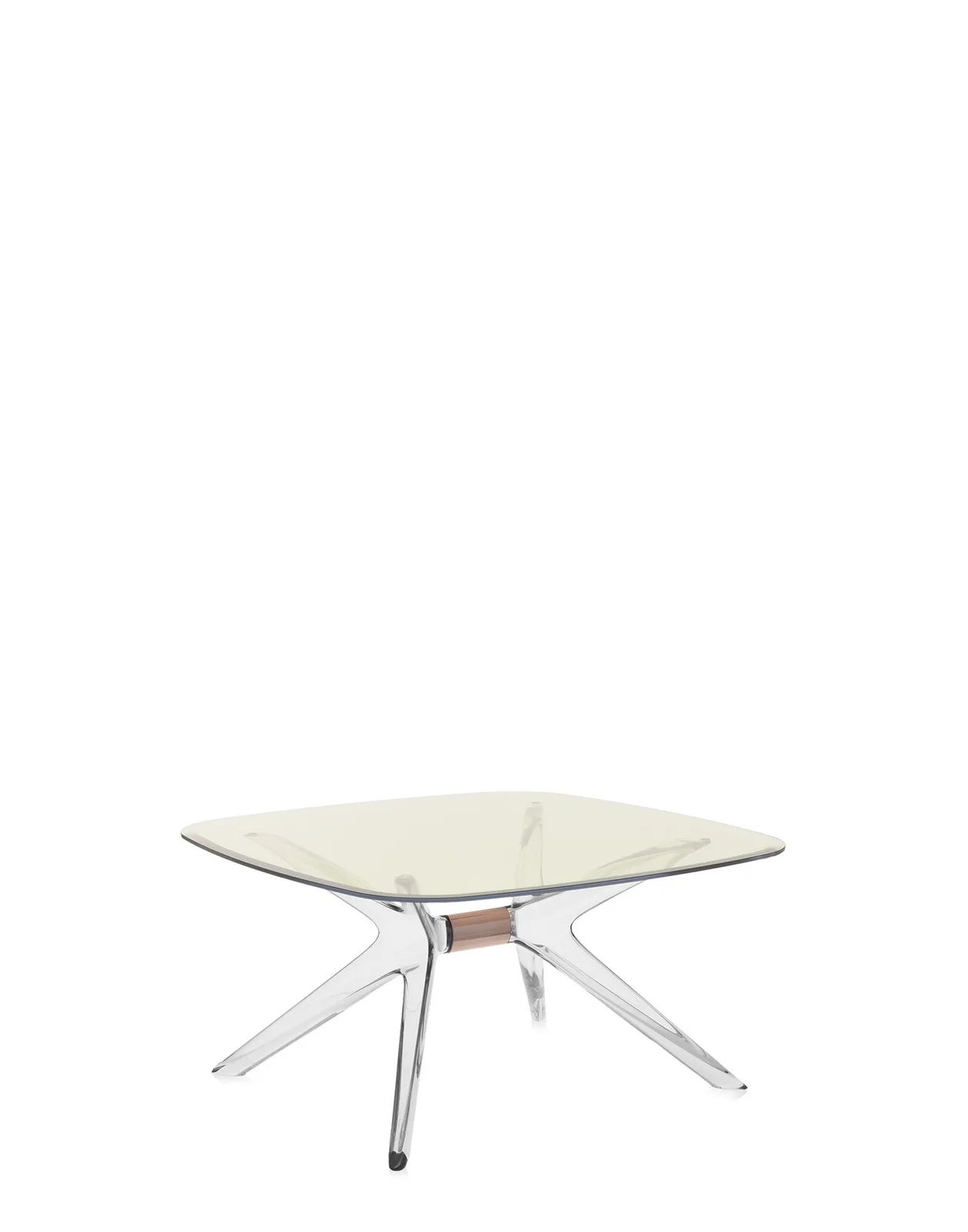 Стол журнальный Blast (желтый/бронзовый) 80см Kartell, арт. 4095/G4 — изображение товара 2