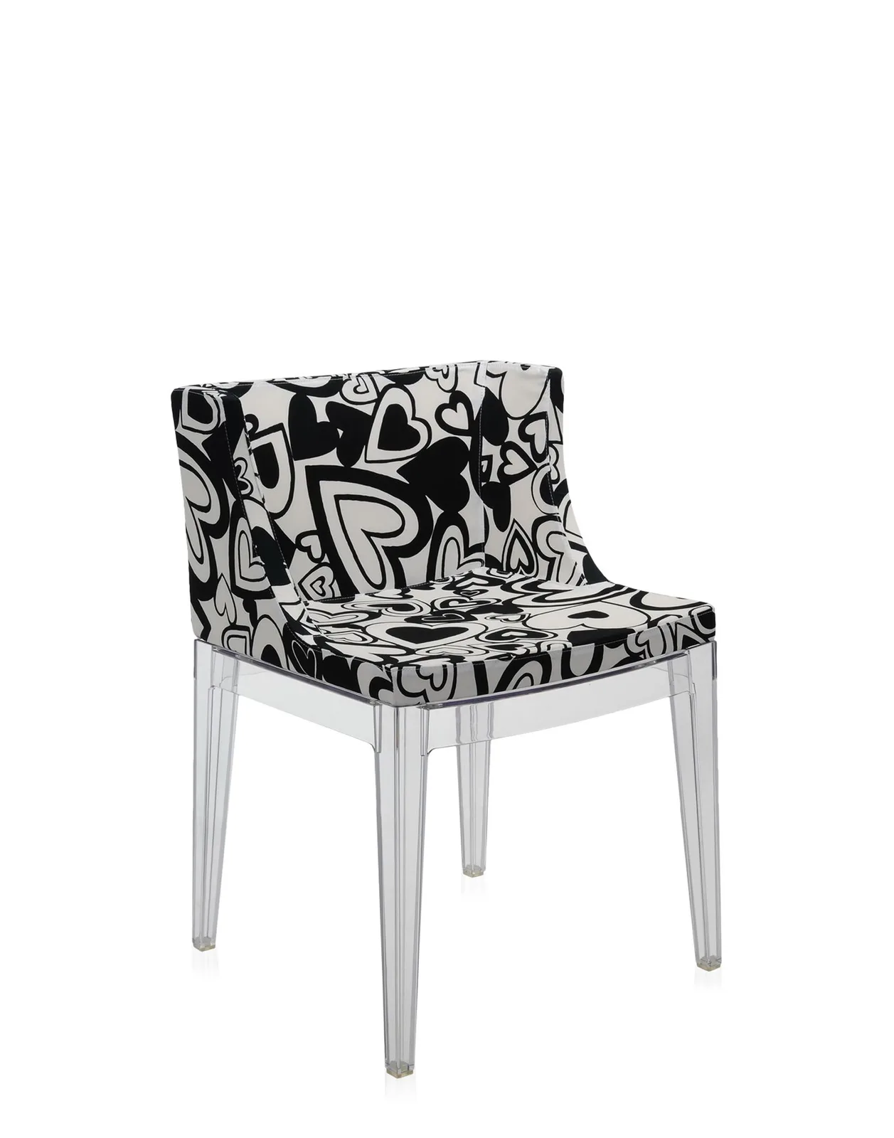 Кресло Mademoiselle (кристалл/черное) в ткани Moschino Kartell, арт. 4895/HN — изображение товара 2