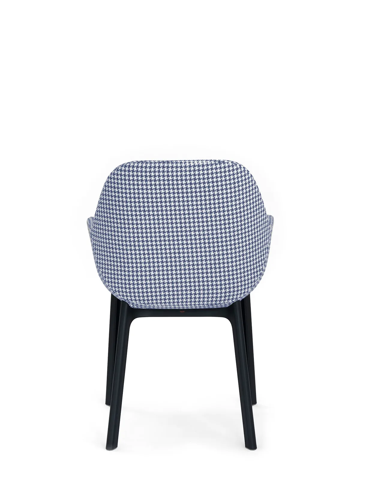 Кресло Clap (черное/синее) тисненая ткань Kartell, арт. 4182/NE — изображение товара 4