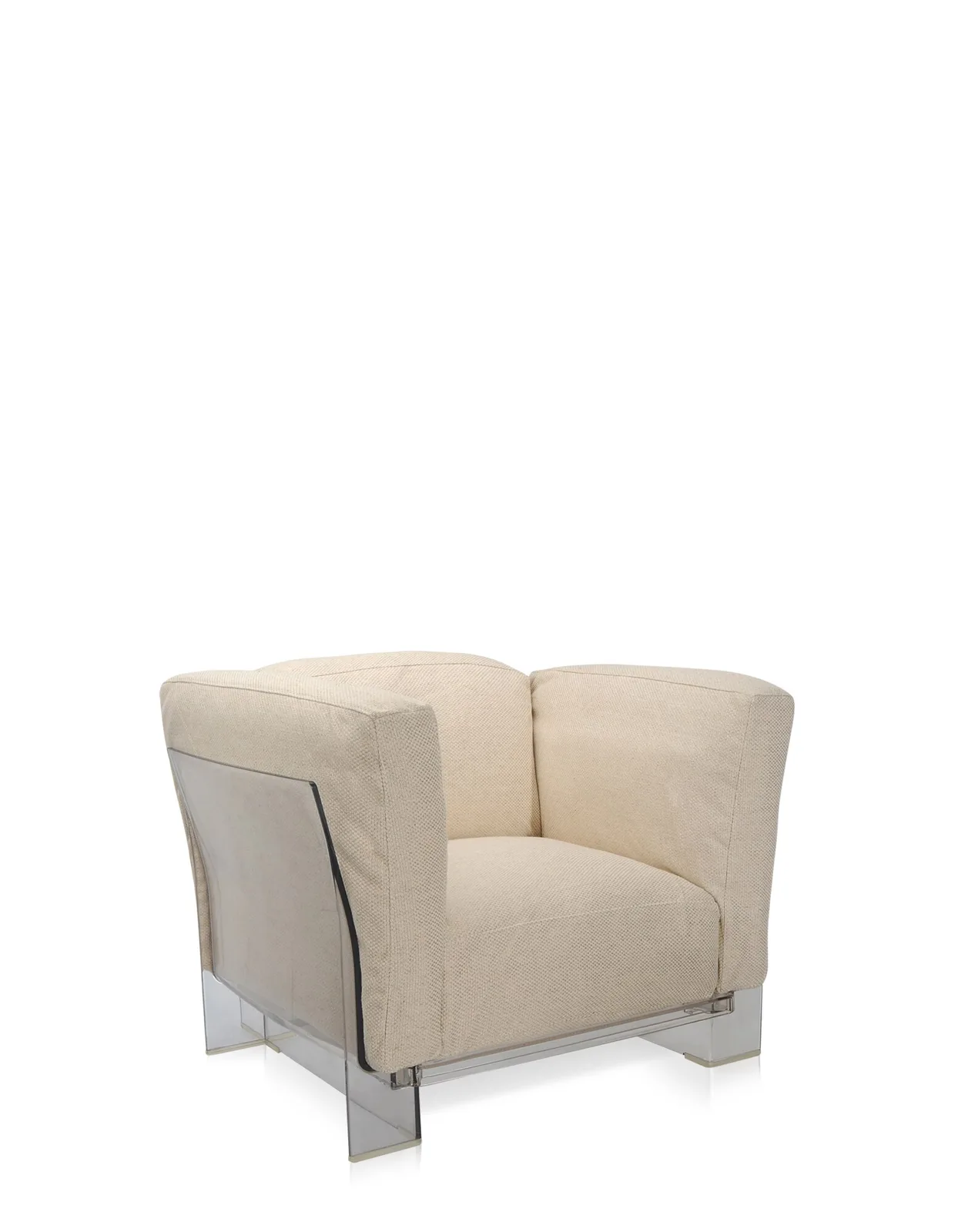 Кресло Pop Duo (бежевое/кристалл) Kartell, арт. 7060/71 — изображение товара 2