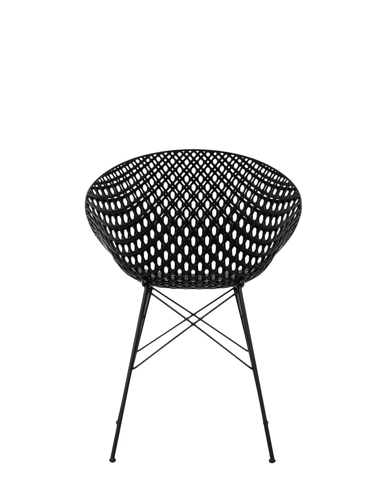 Кресло Smatrik (черное) для улицы на ножках Kartell, арт. 5836/09 — изображение товара 4
