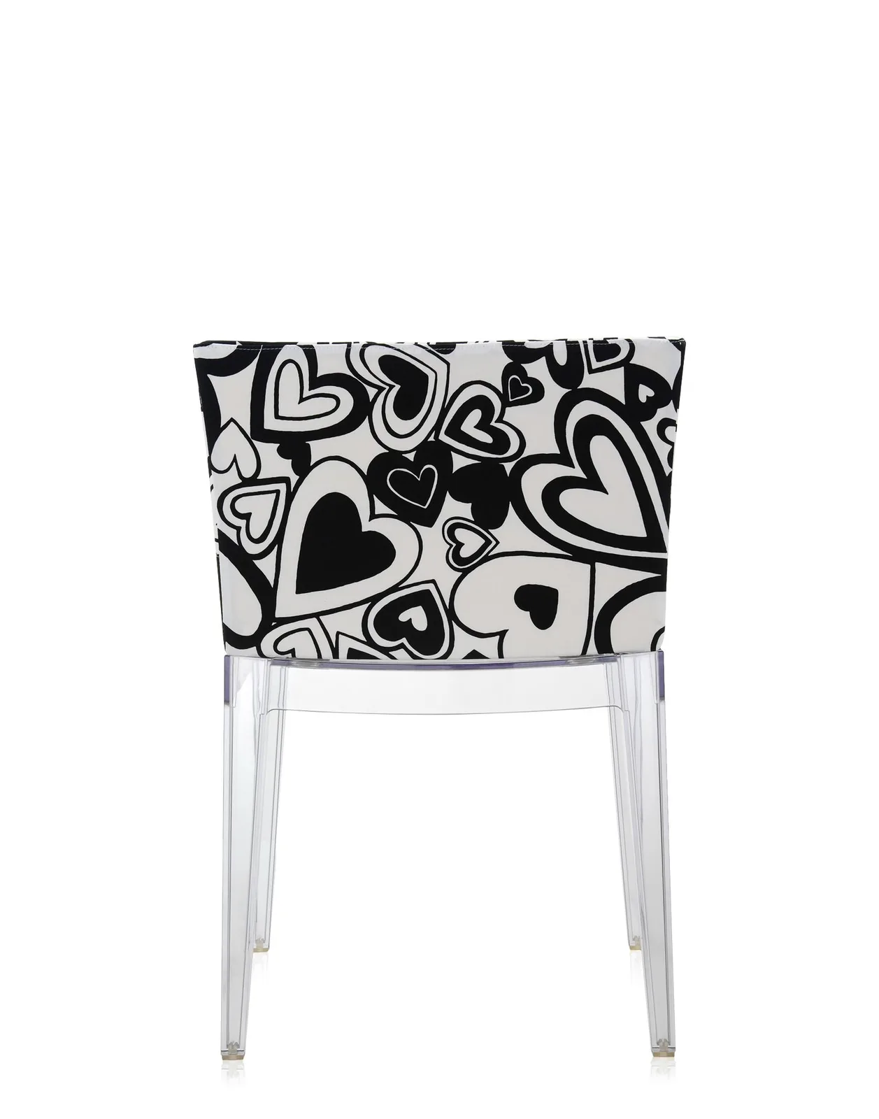 Кресло Mademoiselle (кристалл/черное) в ткани Moschino Kartell, арт. 4895/HN — изображение товара 4