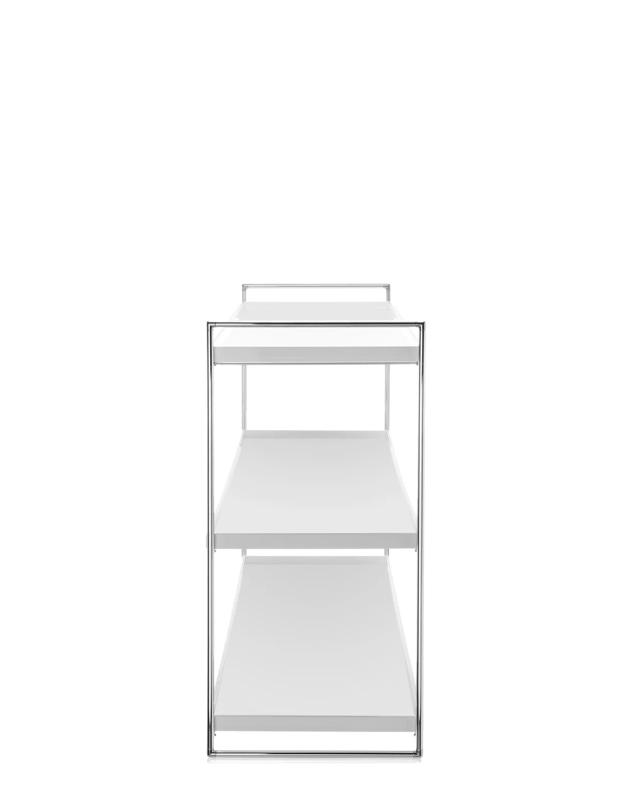 Консоль Trays (белая) 140x40см, двухуровневая Kartell, арт. 4418/03 — изображение товара 2