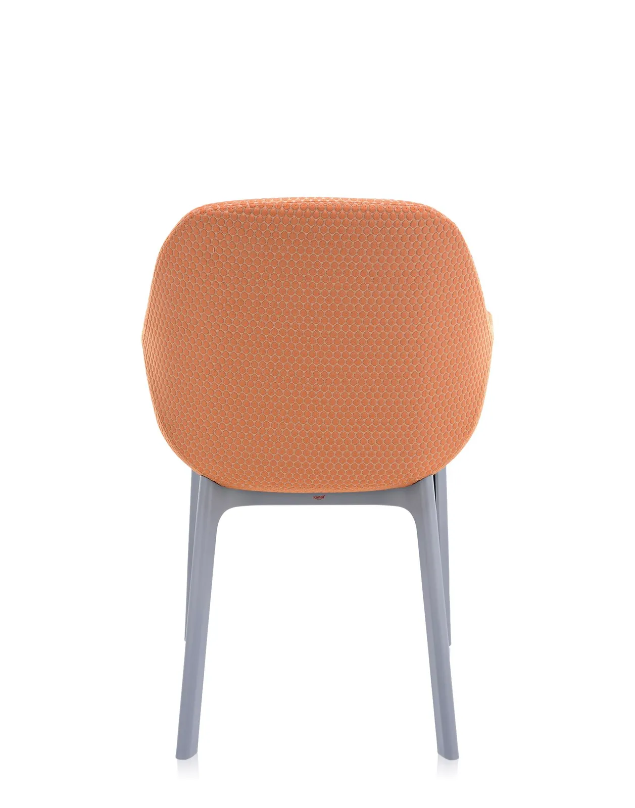 Кресло Clap (серое/оранжевое) тисненая ткань Kartell, арт. 4182/G4 — изображение товара 4