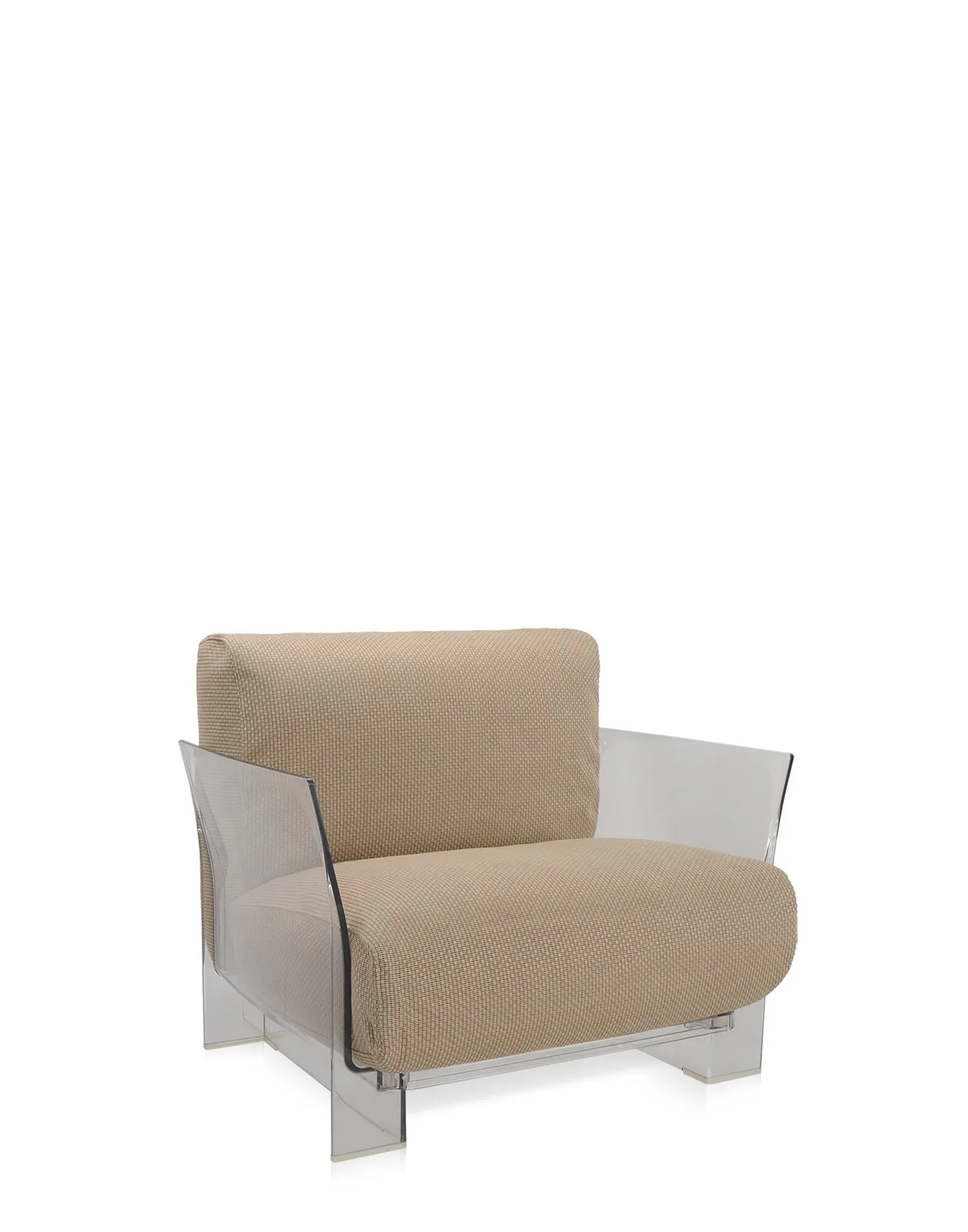 Кресло Pop (бежевое/кристалл) Kartell, арт. 7041/31 — изображение товара 2