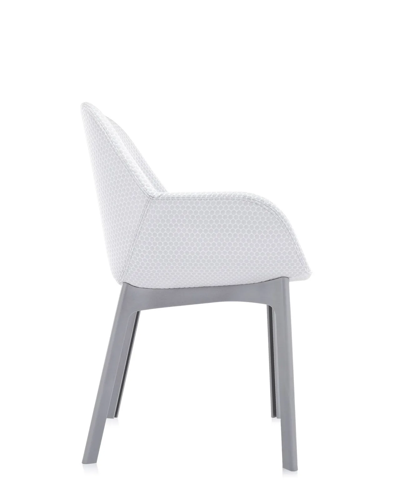 Кресло Clap (серое) тисненая ткань Kartell, арт. 4182/G3 — изображение товара 3