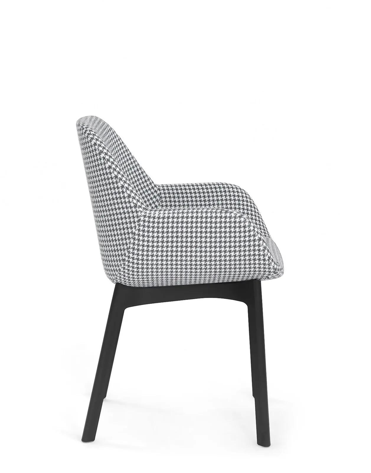 Кресло Clap (черное/серое) тисненая ткань Kartell, арт. 4182/NF — изображение товара 3