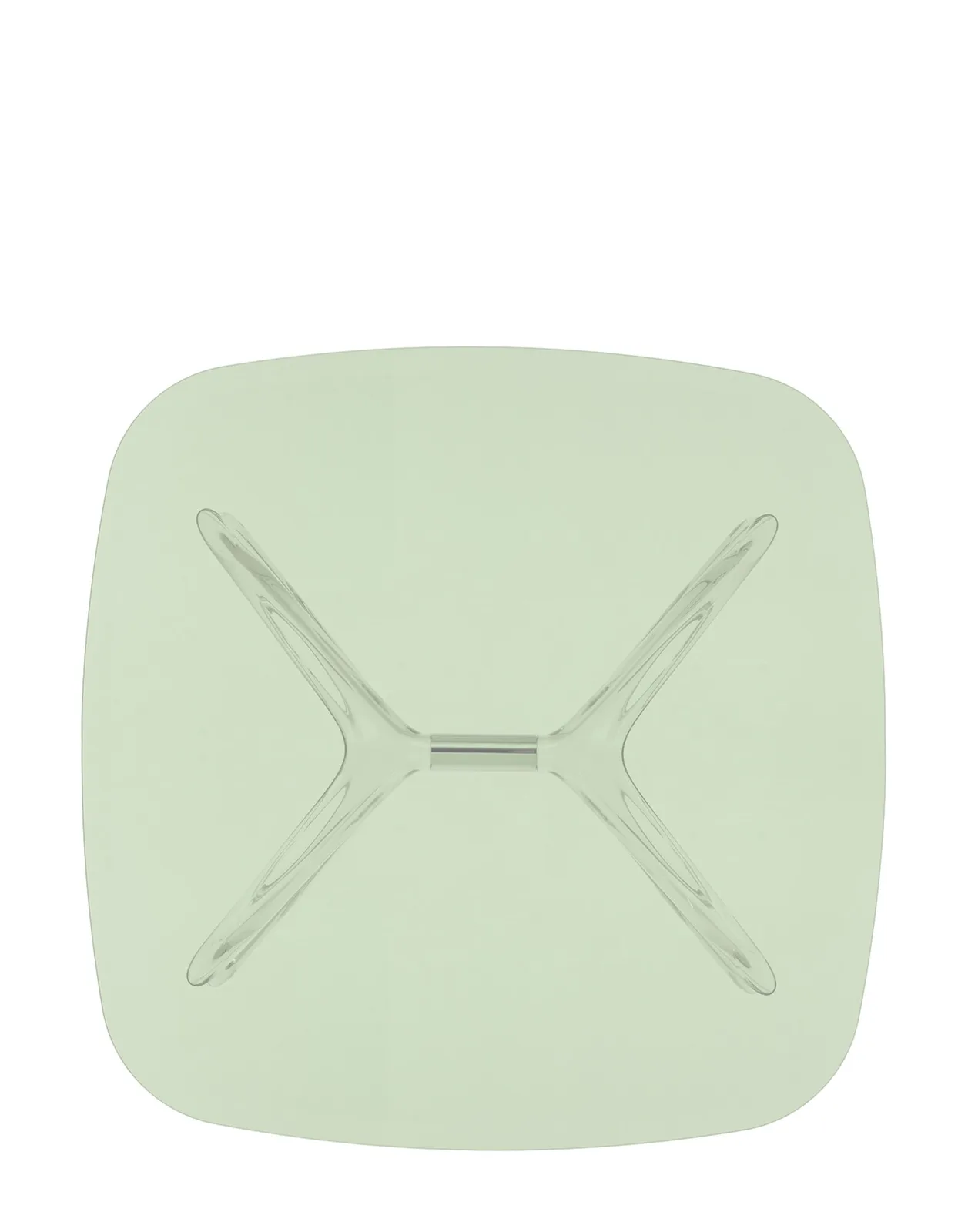 Стол журнальный Blast (зеленый/хромированный) 80см Kartell, арт. 4095/C5 — изображение товара 3