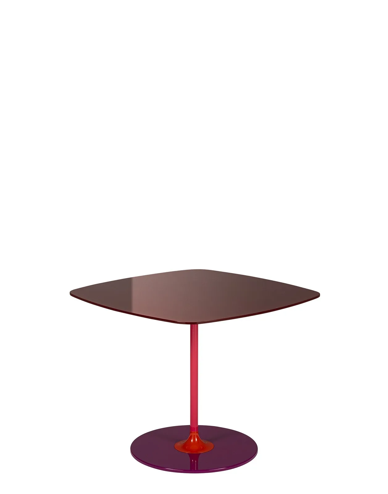 Стол журнальный Thierry (красный) 50X50см Kartell, арт. 4040/BO — изображение товара 2