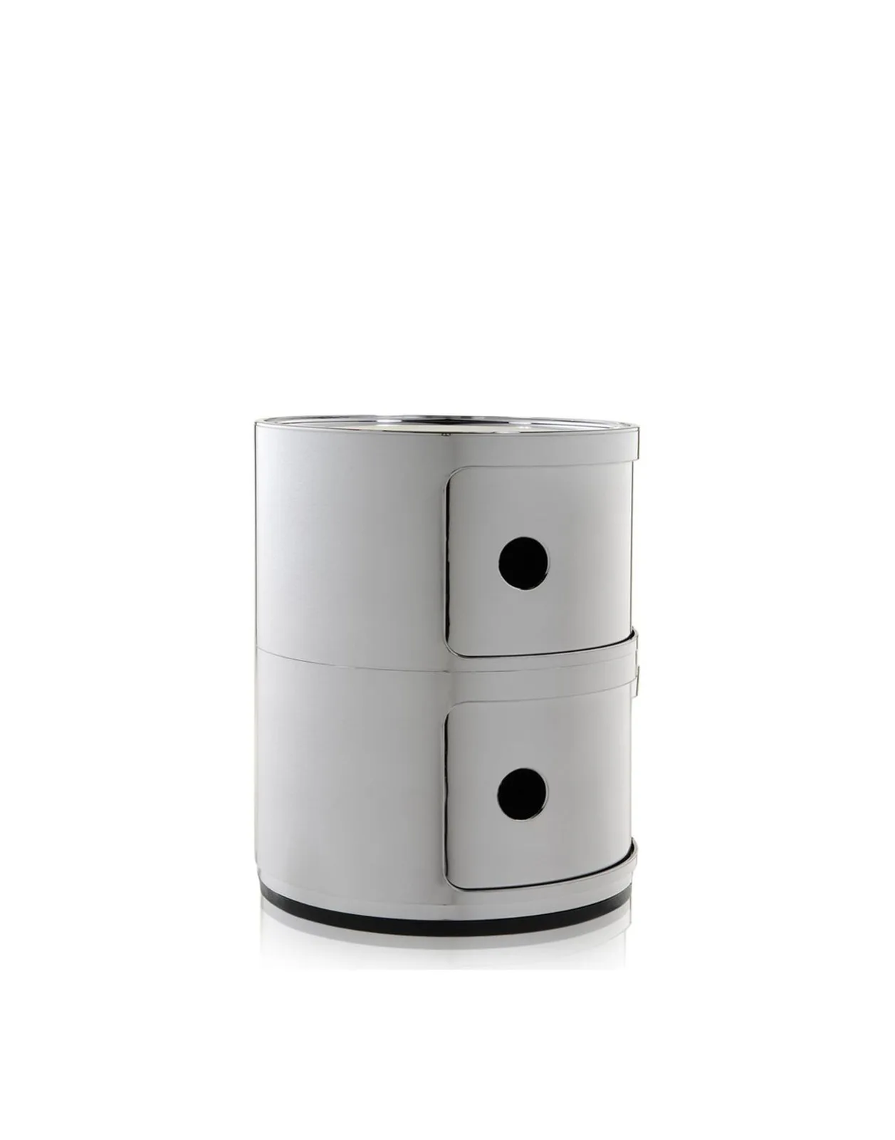 Контейнер Componibili (хромированный) высота 40см, диаметр 32см Kartell, арт. 5966/XX — изображение товара 2
