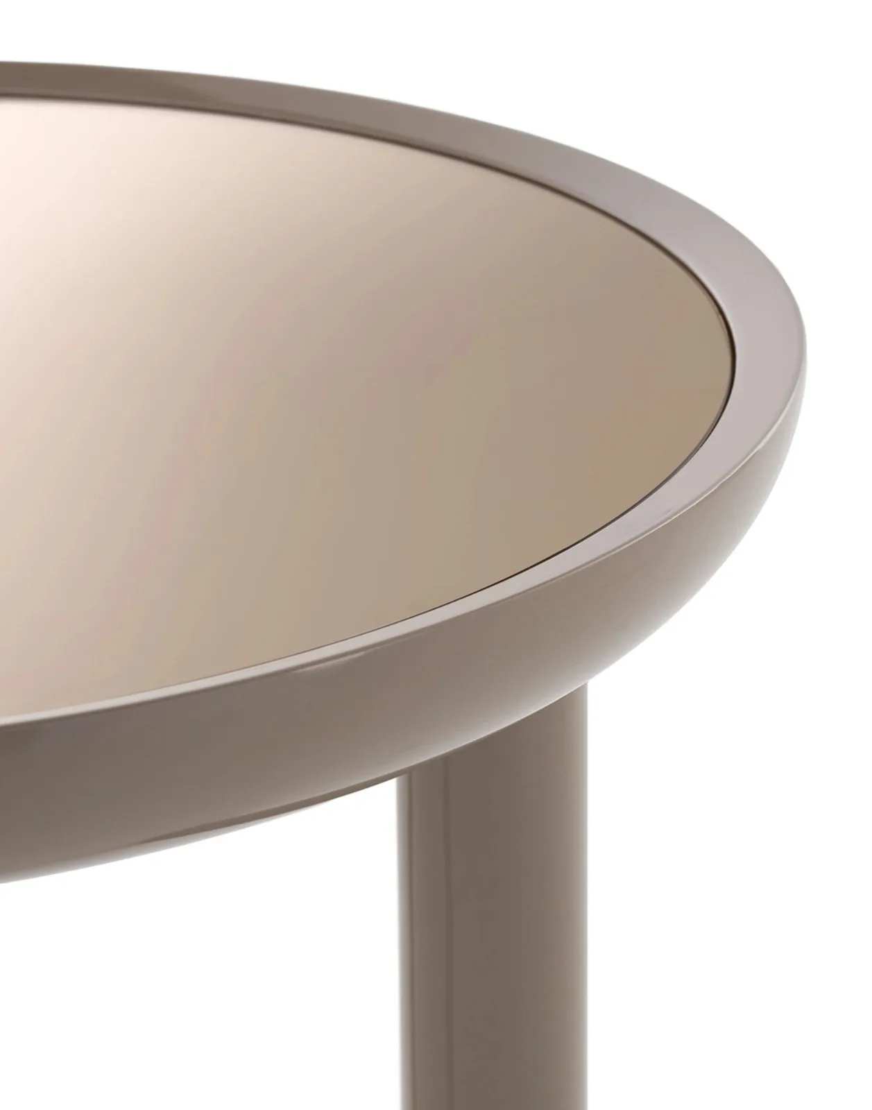 Стол журнальный K-Top (бронза/бежевый) высота 50 Kartell, арт. 4294/TU — изображение товара 3
