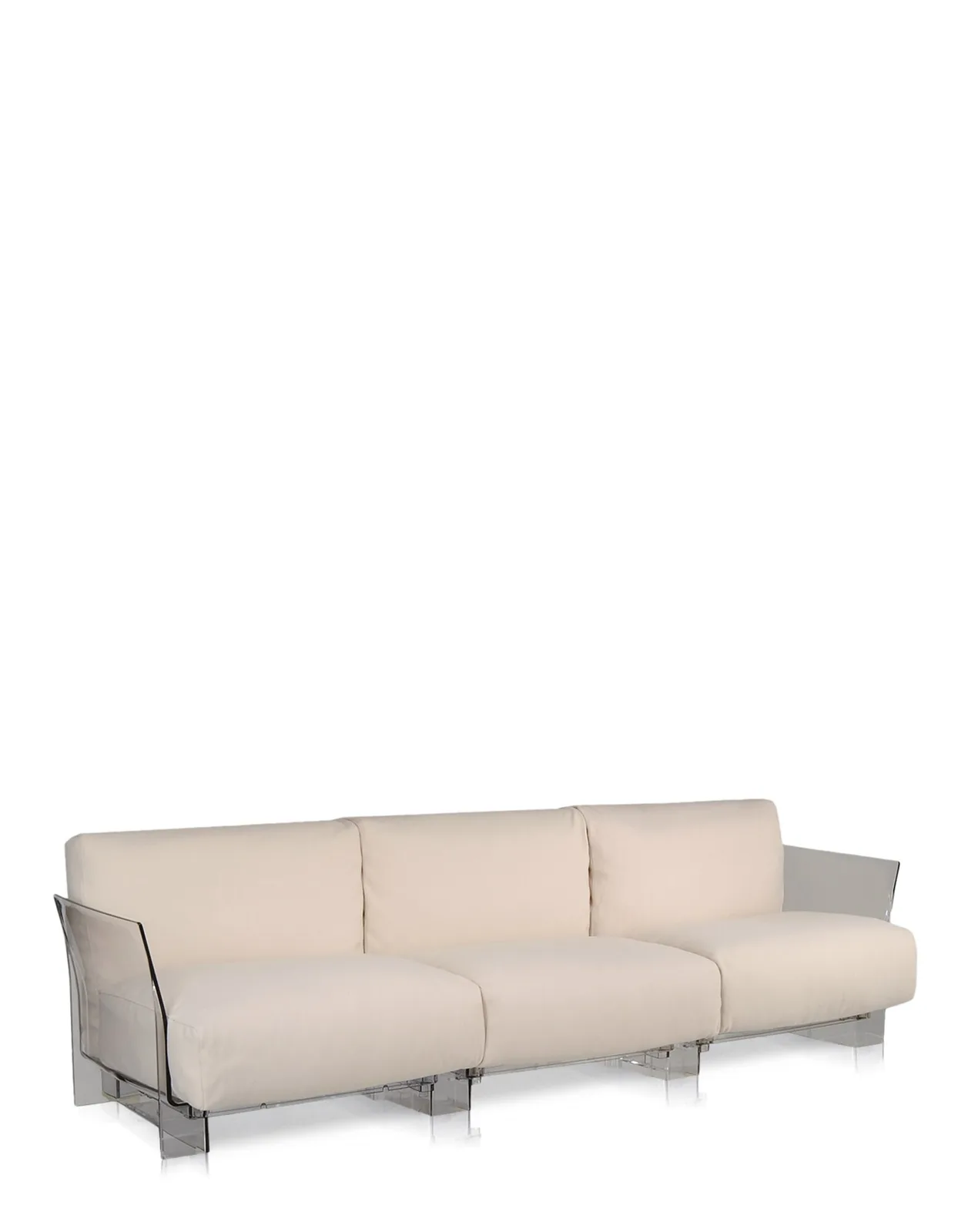 Диван Pop трехсекционный (коричневый/кристалл) Kartell, арт. 7043/22 — изображение товара 2