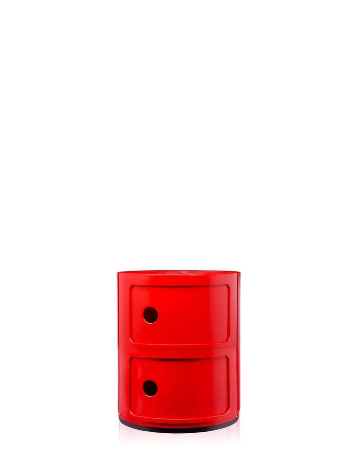 Контейнер Componibili (красный) высота 40см, диаметр 32см Kartell, арт. 4966/10 — изображение товара 1