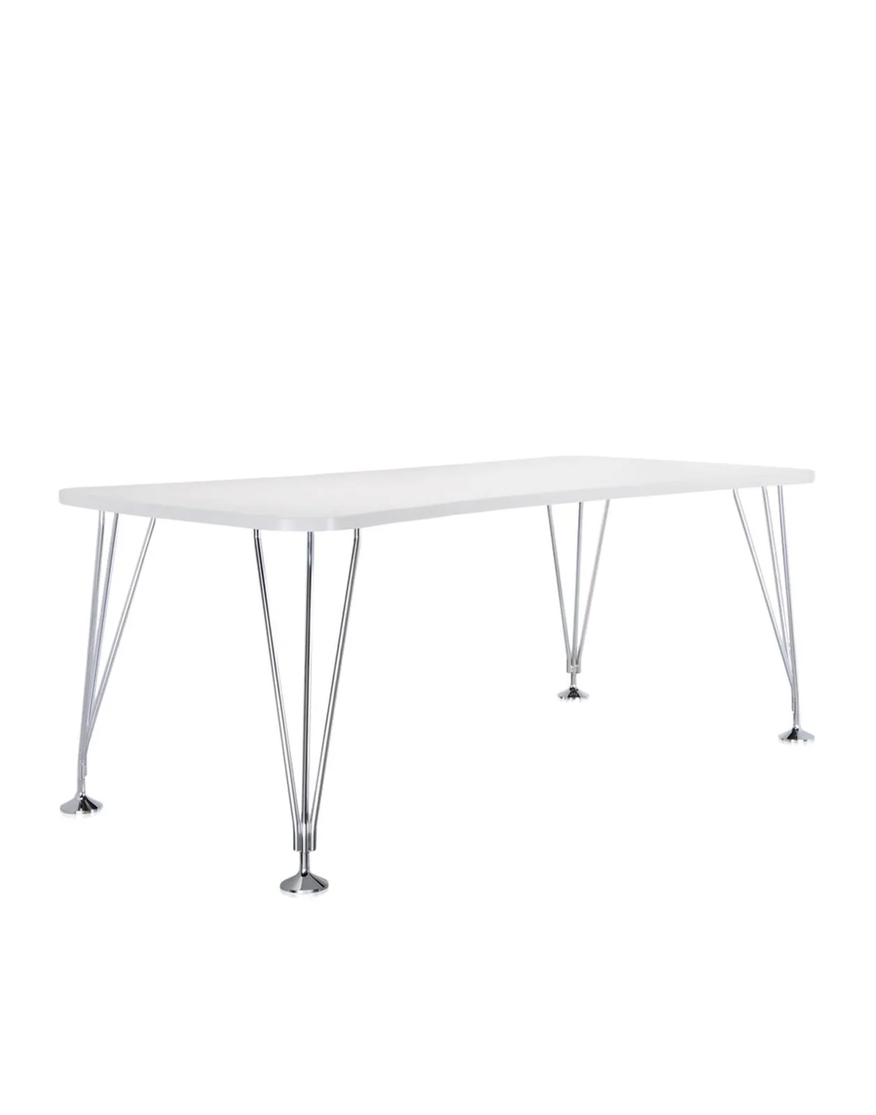 Стол офисный Max (белый) 190x90см Kartell, арт. 4517/2M — изображение товара 3