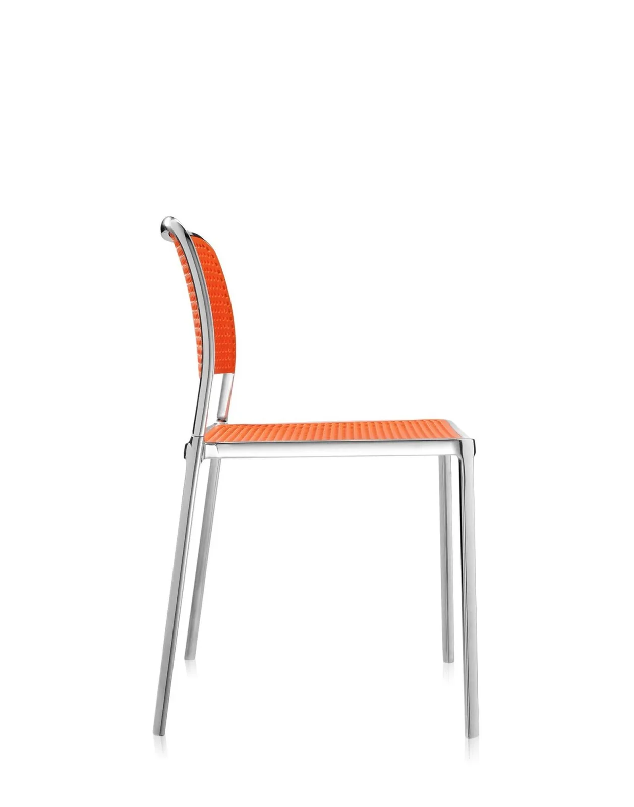 Стул Audrey Shiny (оранжевый/хромированный) Kartell, арт. 5877/L5 — изображение товара 2