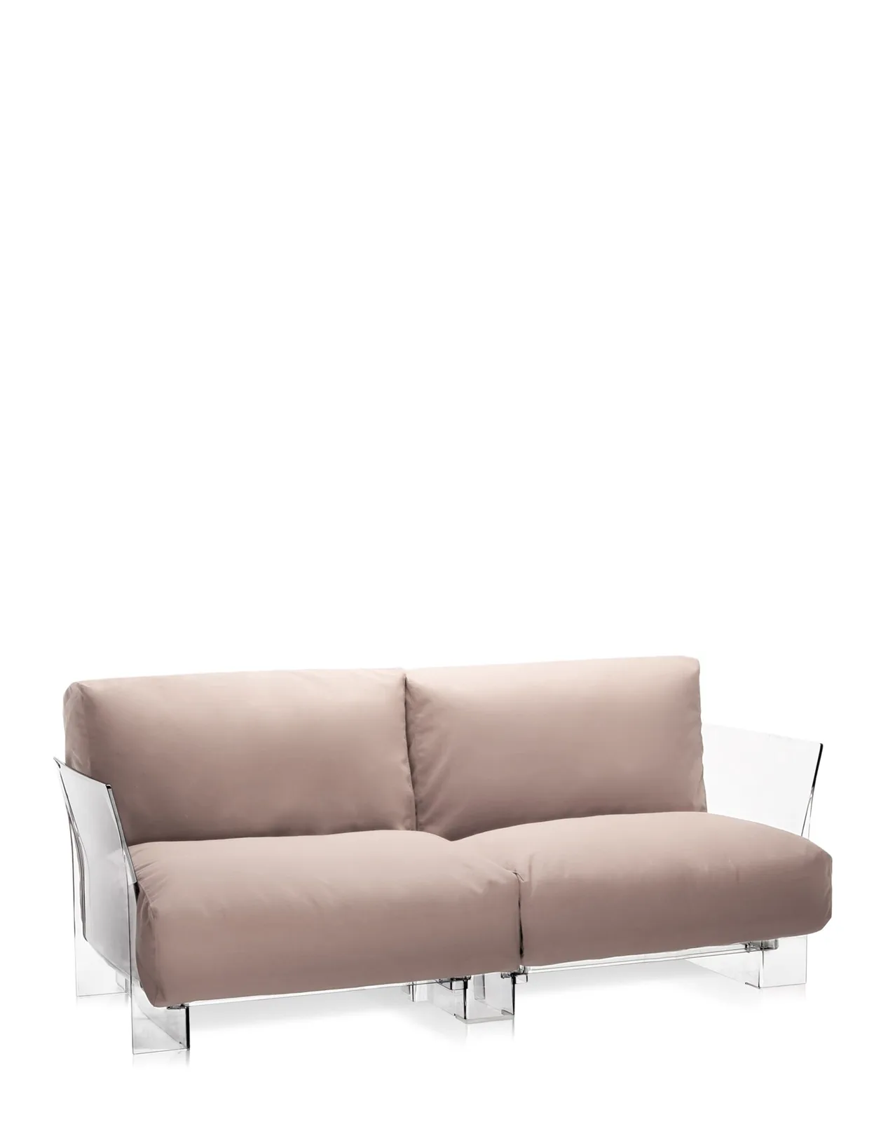 Диван Pop двухсекционный (коричневый/кристалл) Kartell, арт. 7042/22 — изображение товара 2
