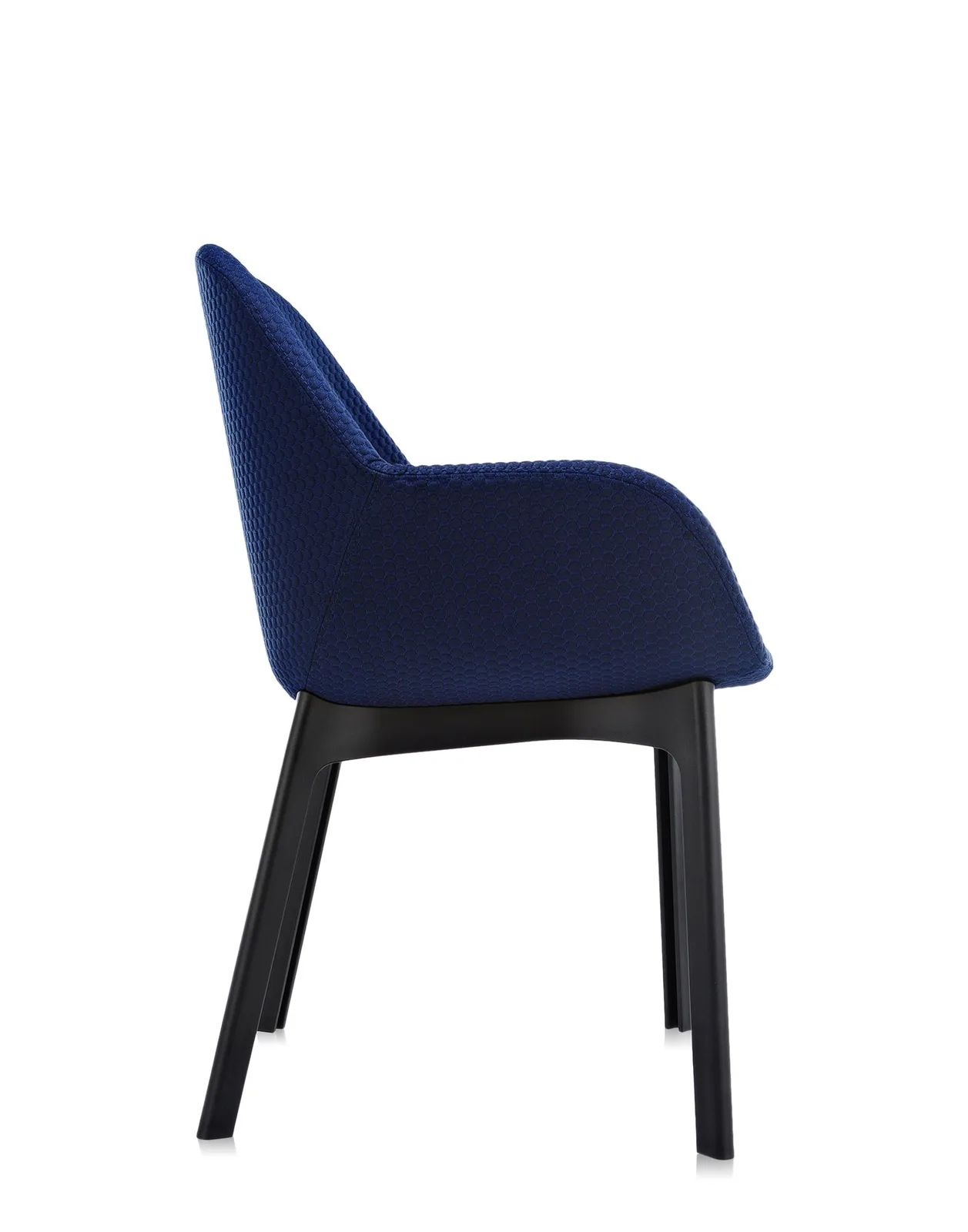 Кресло Clap (черное/синее) тисненая ткань Kartell, арт. 4182/N1 — изображение товара 3