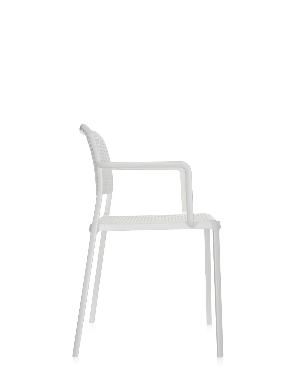 Стул Audrey с подлокотниками (белый) Kartell, арт. 5876/B1 — изображение товара 3