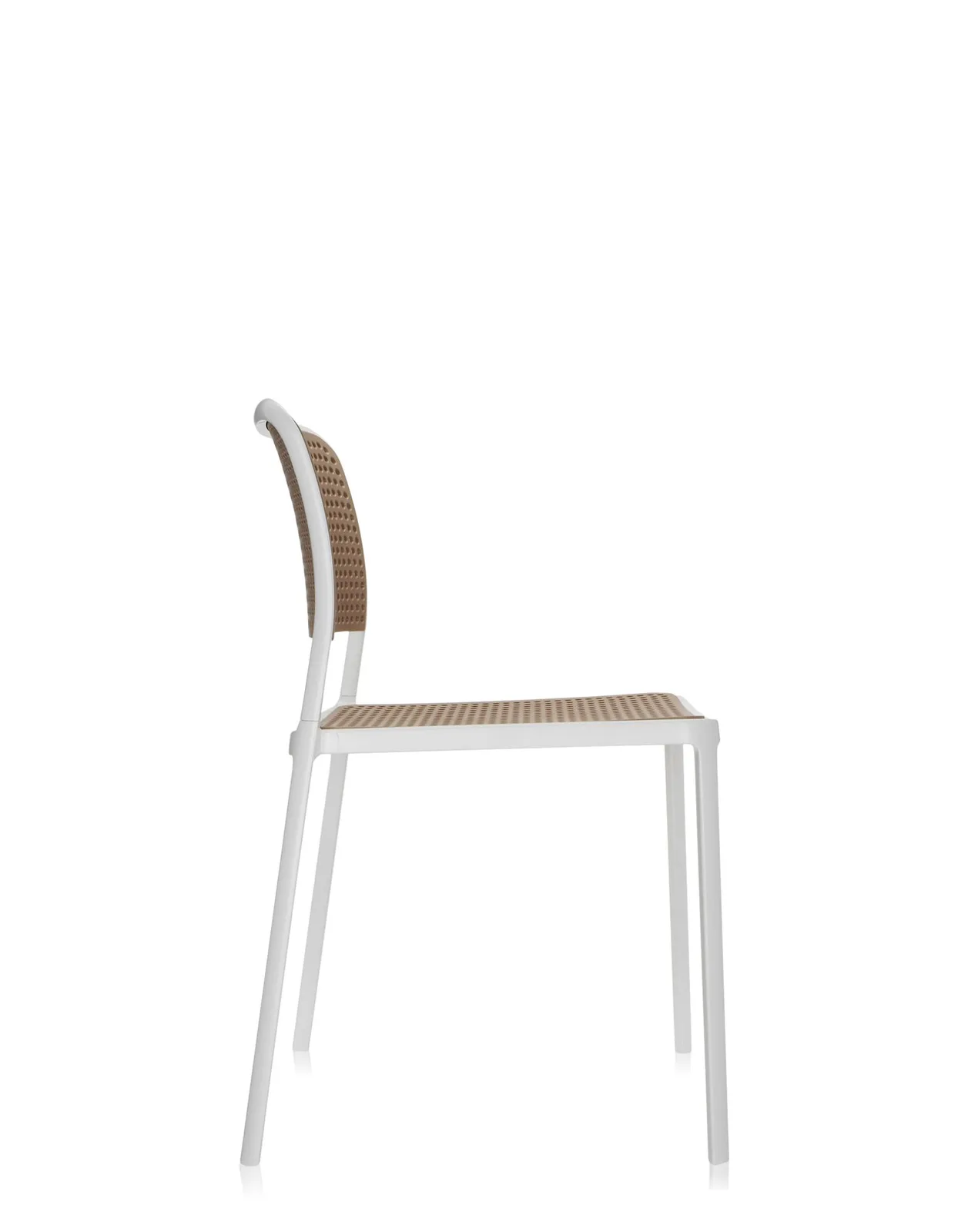 Стул Audrey (бежевый/белый) Kartell, арт. 5875/B4 — изображение товара 3