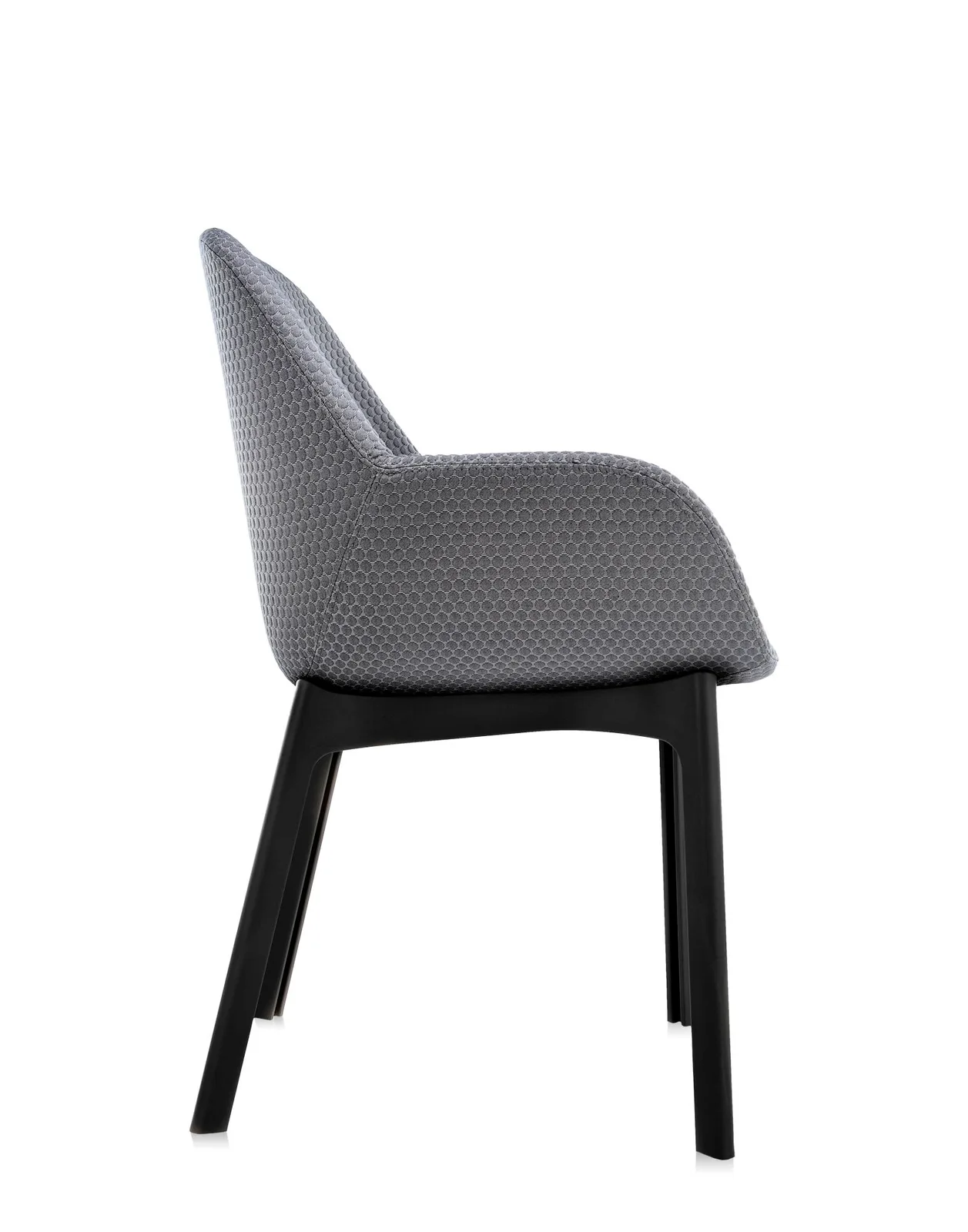 Кресло Clap (черное) тисненая ткань Kartell, арт. 4182/N2 — изображение товара 3