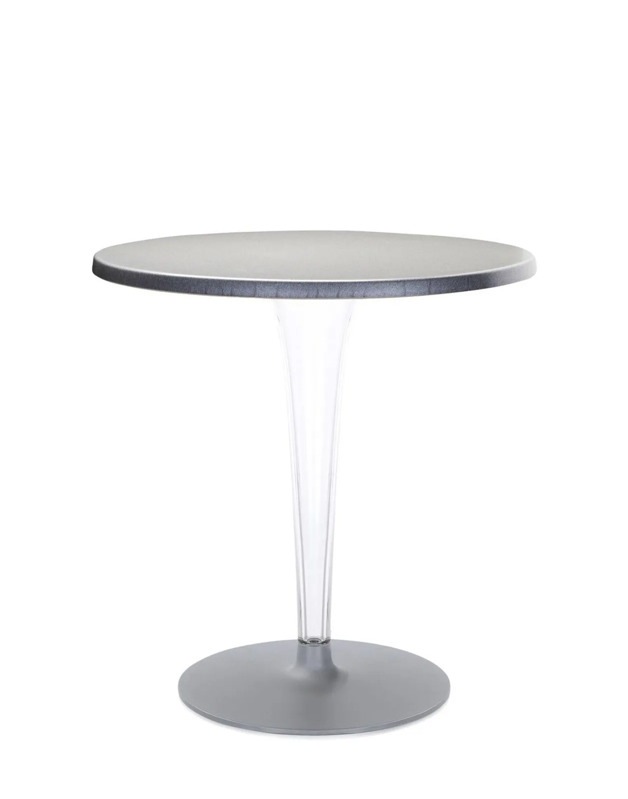 Стол TopTop (алюминиевый) диаметр 70см Kartell