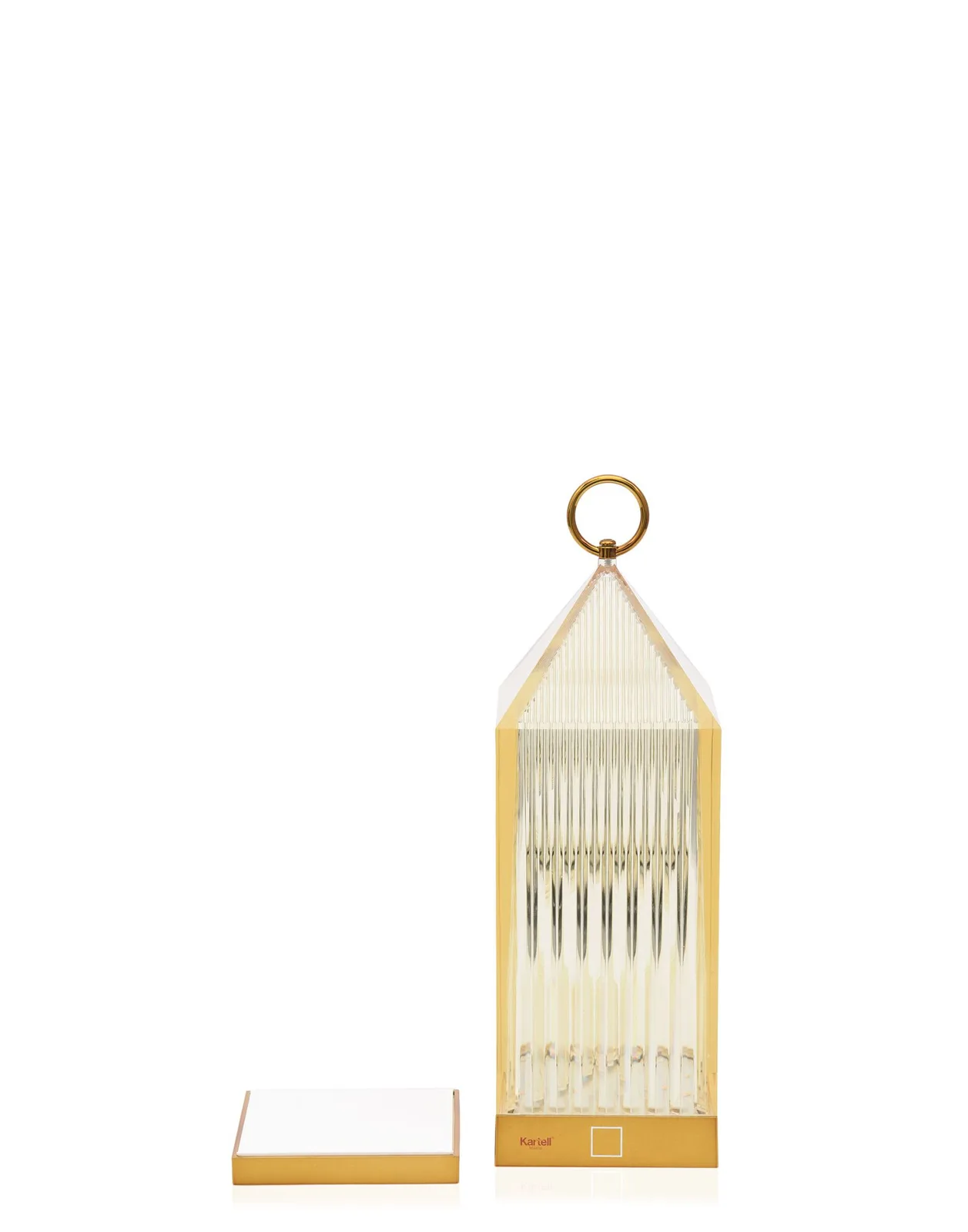 Светильник настольный Lantern (янтарный) Kartell, арт. 9335/AM — изображение товара 3