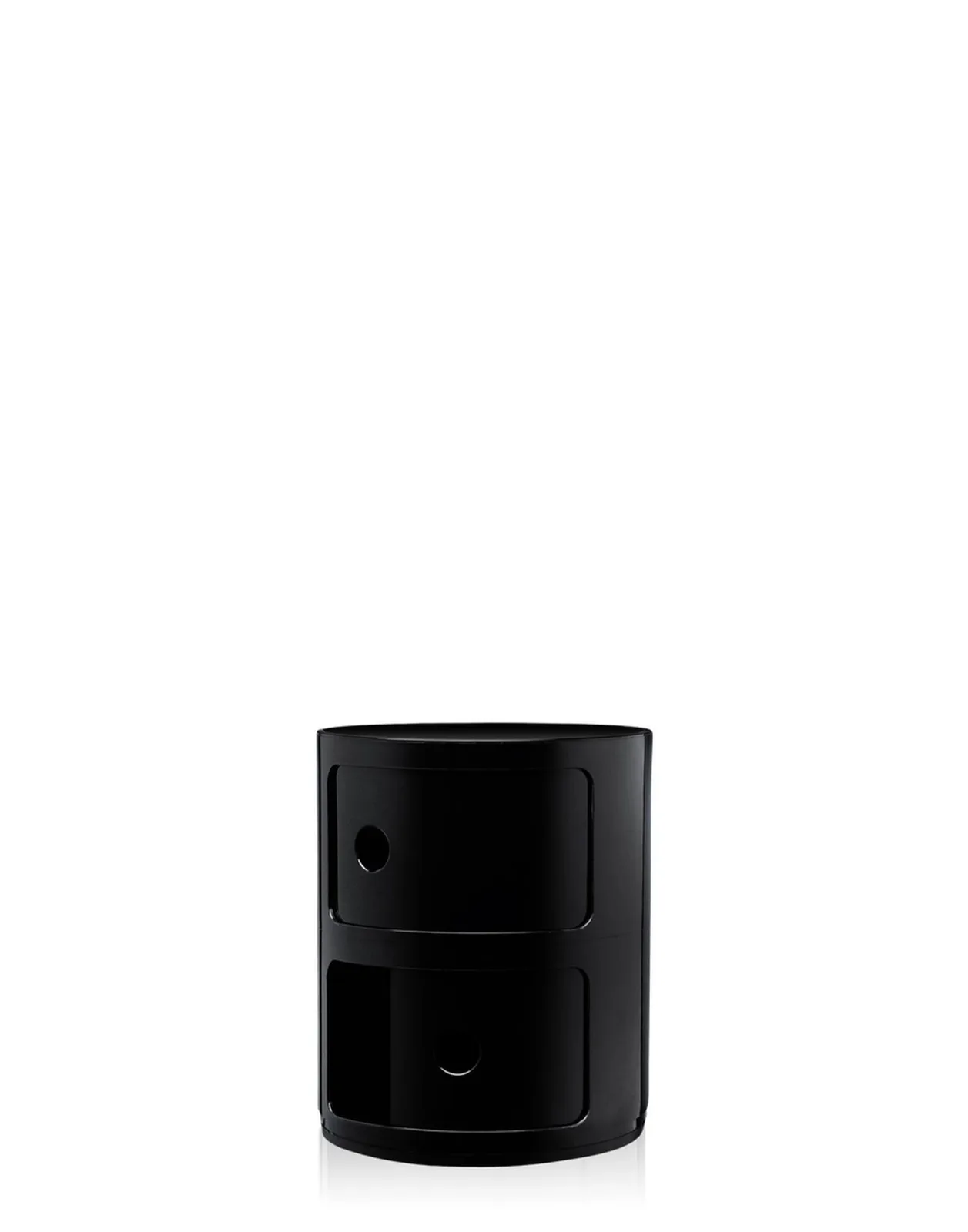 Контейнер Componibili (черный) высота 40см, диаметр 32см Kartell, арт. 4966/09 — изображение товара 3