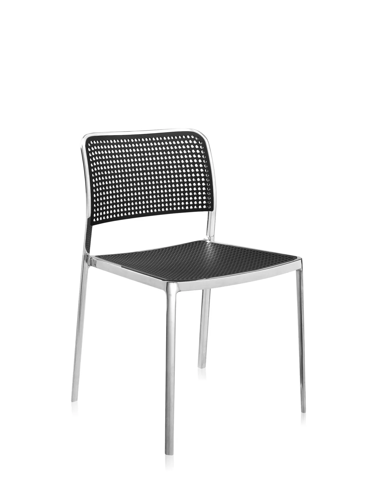 Стул Audrey Shiny (черный/хромированный) Kartell, арт. 5877/L2 — изображение товара 4