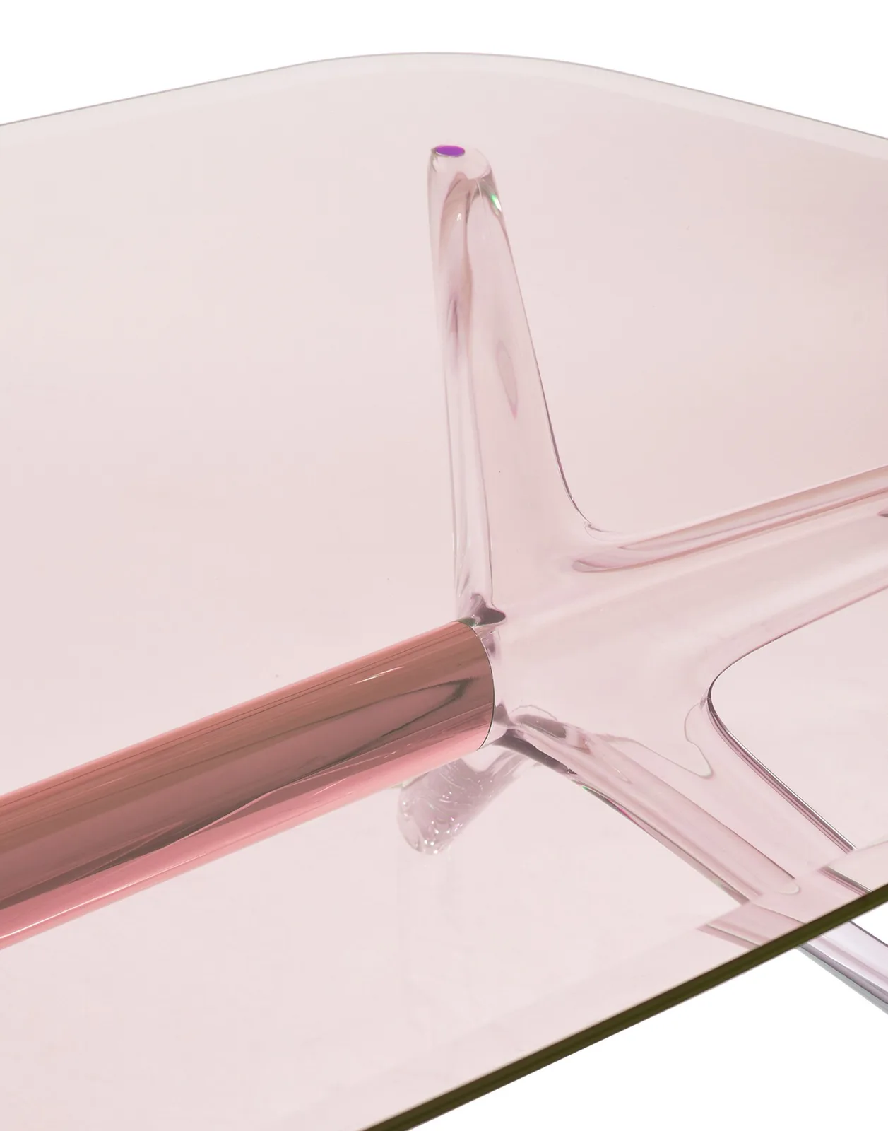 Стол журнальный Blast (розовый/бронзовый) 130см Kartell, арт. 4096/G2 — изображение товара 4