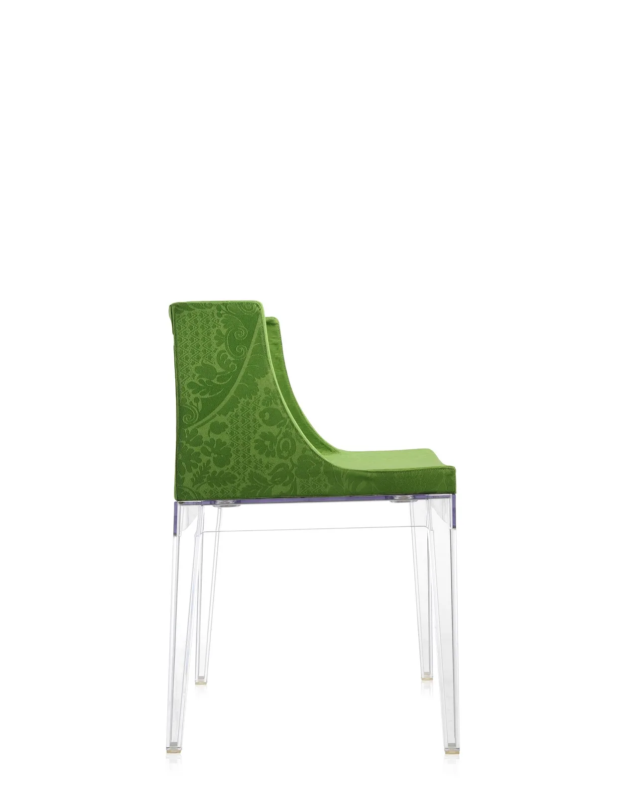 Кресло Mademoiselle (кристалл/зеленое) в ткани Moschino Kartell, арт. 4895/DV — изображение товара 3