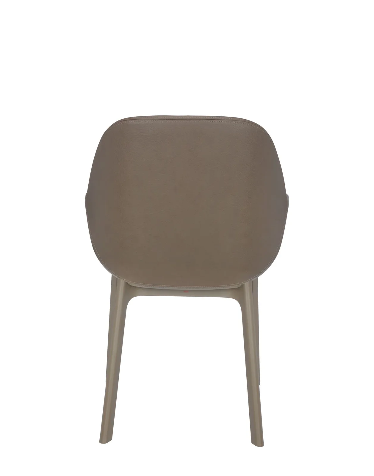 Кресло Clap (бежевое/серое) эко-кожа Kartell, арт. 4183/TT — изображение товара 2