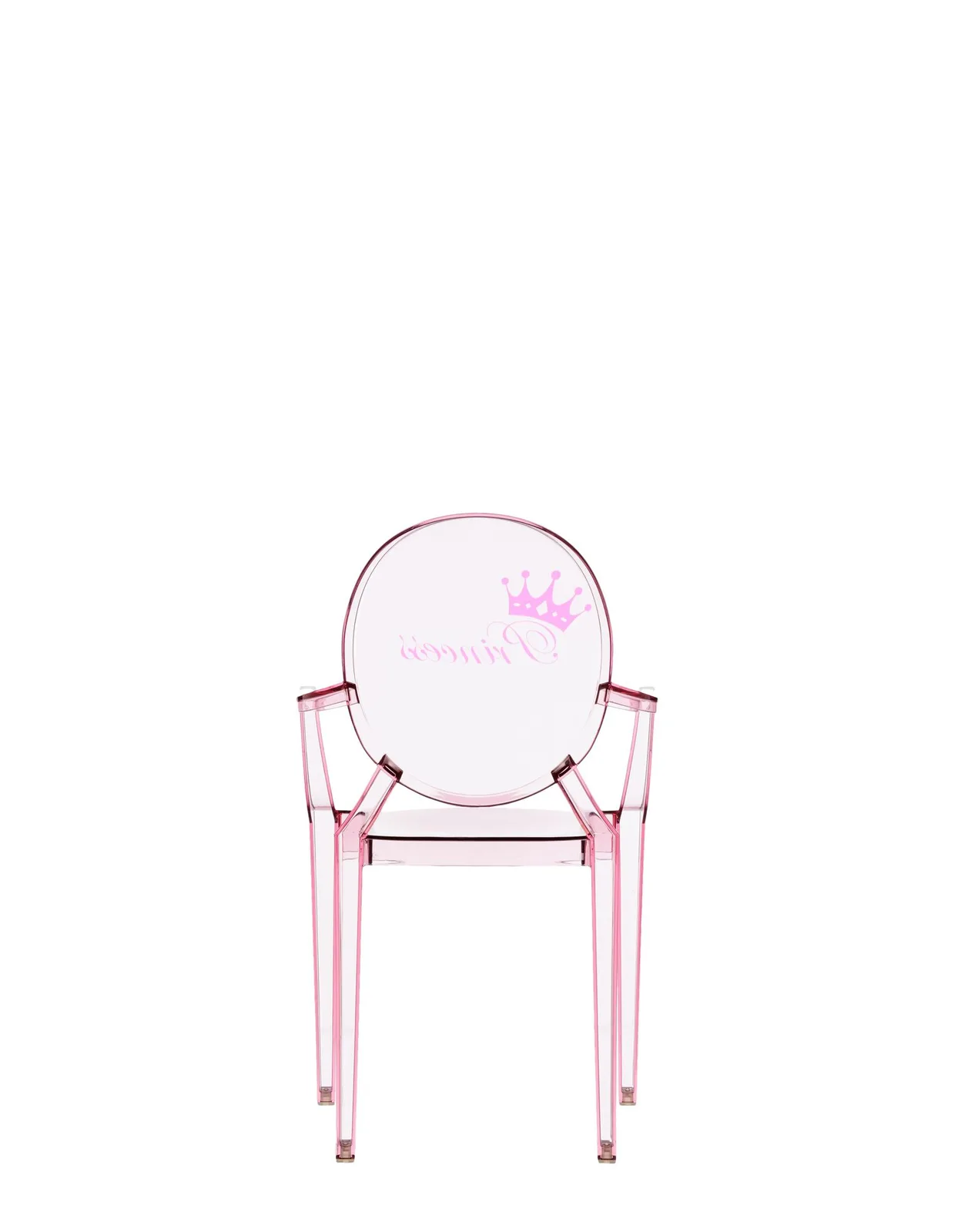 Стул детский Lou Lou Ghost (розовый) с рисунком Kartell, арт. 2855/66 — изображение товара 4
