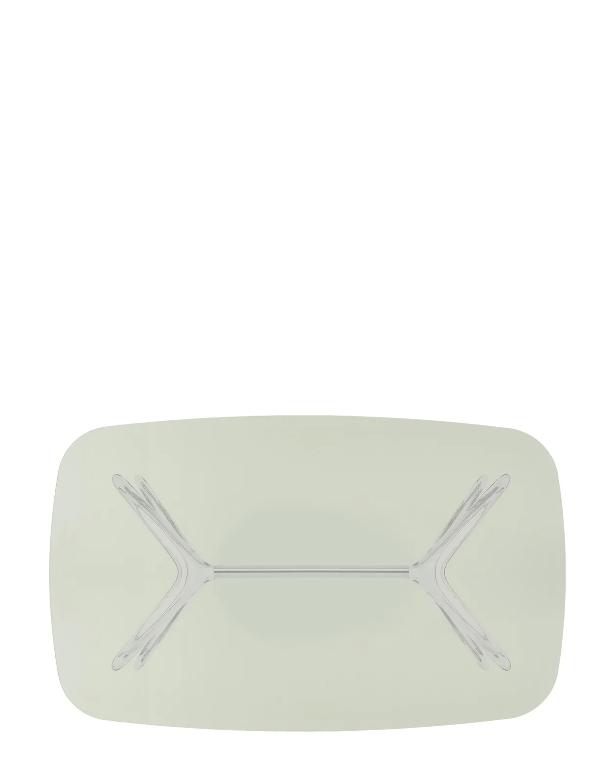 Стол журнальный Blast (зеленый/хромированный) 130см Kartell, арт. 4096/C5 — изображение товара 3