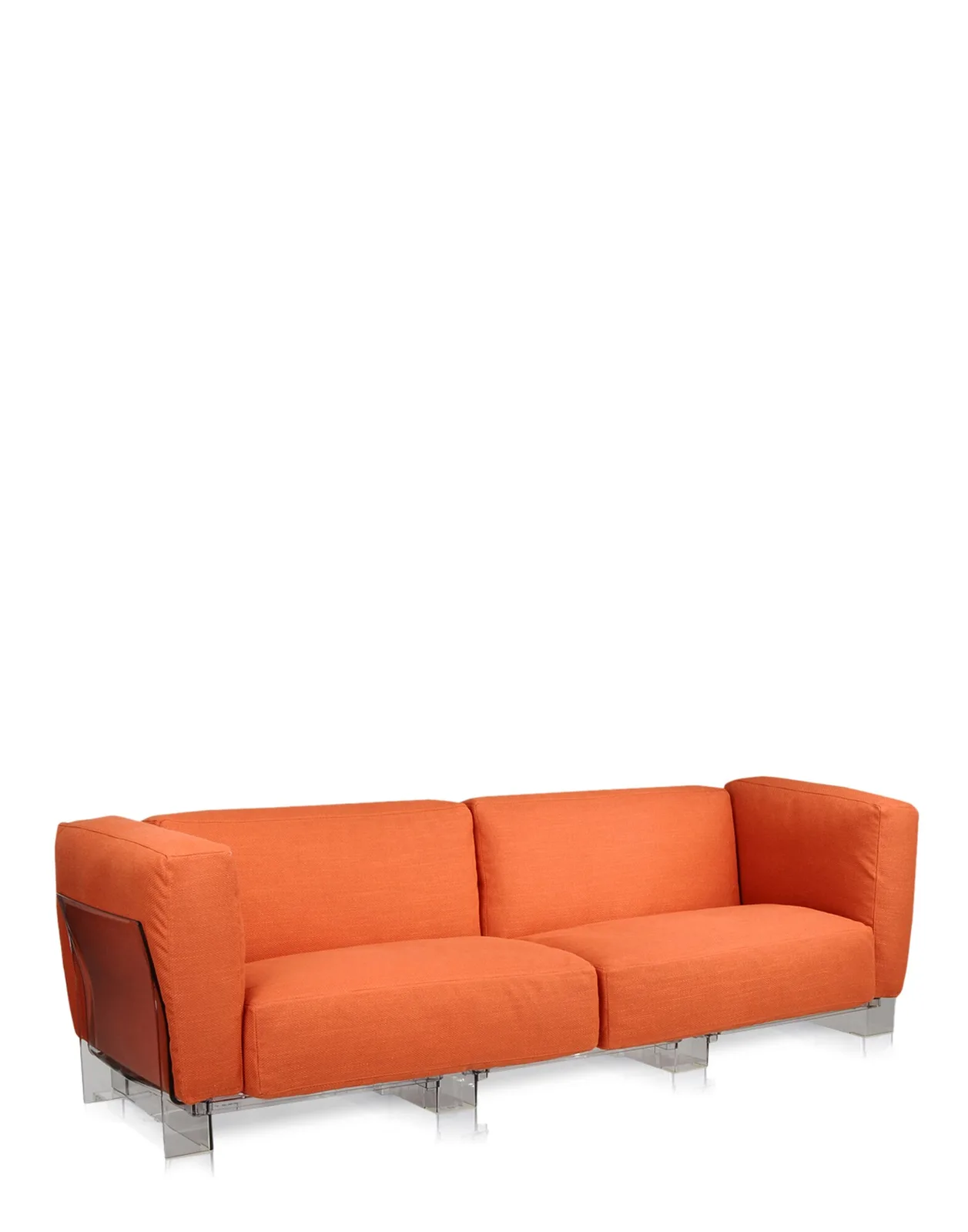 Диван Pop Duo (оранжевый/кристалл) Kartell, арт. 7070/73 — изображение товара 2