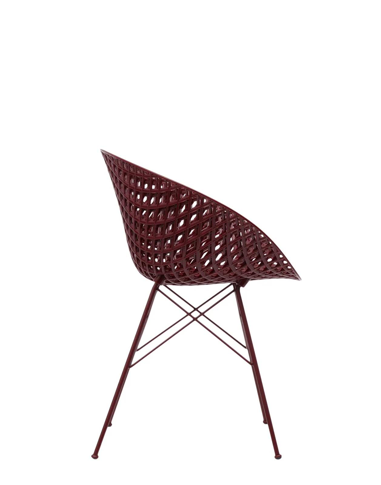 Кресло Smatrik (фиолетовое) на ножках Kartell, арт. 5834/PR — изображение товара 2
