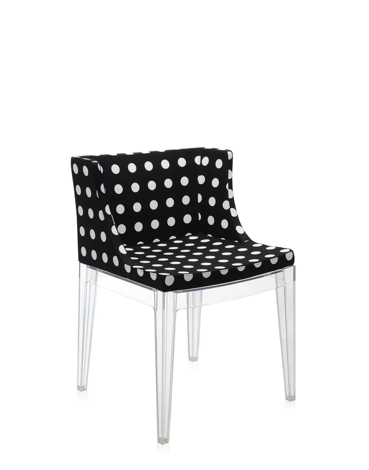 Кресло Mademoiselle (кристалл/черное) в ткани Moschino Kartell, арт. 4895/PN — изображение товара 2