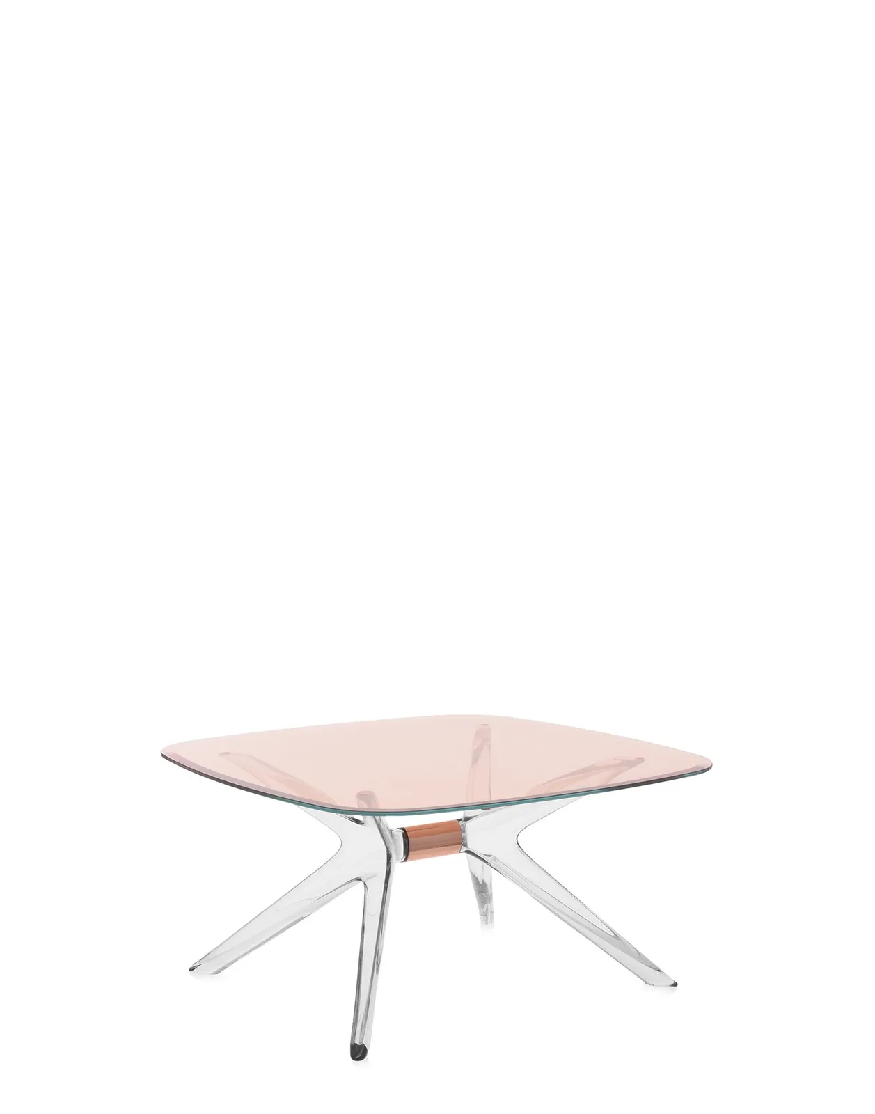 Стол журнальный Blast (розовый/бронзовый) 80см Kartell, арт. 4095/G2 — изображение товара 2