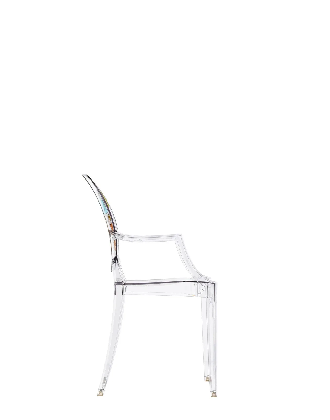 Стул детский Lou Lou Ghost (кристалл) с рисунком Kartell, арт. 2855/22 — изображение товара 3