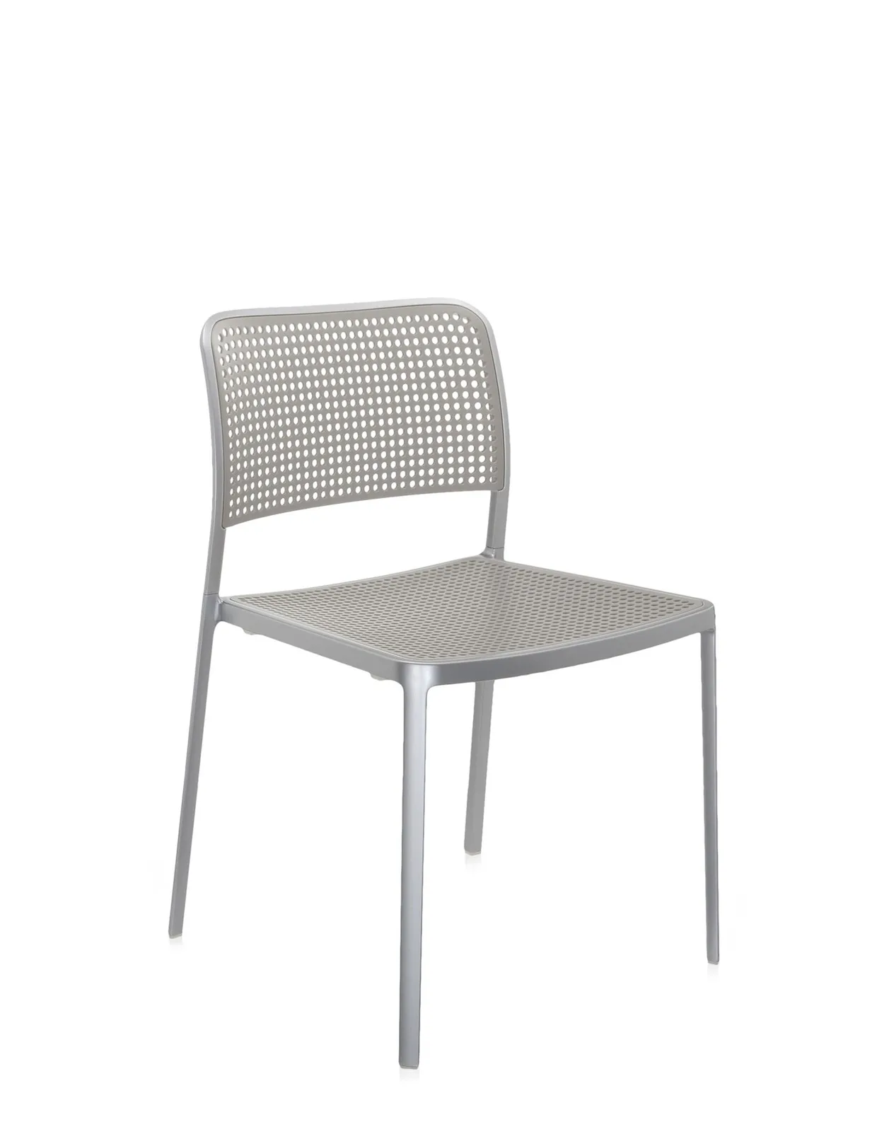Стул Audrey Shiny (серый/хромированный) Kartell, арт. 5877/L3 — изображение товара 4