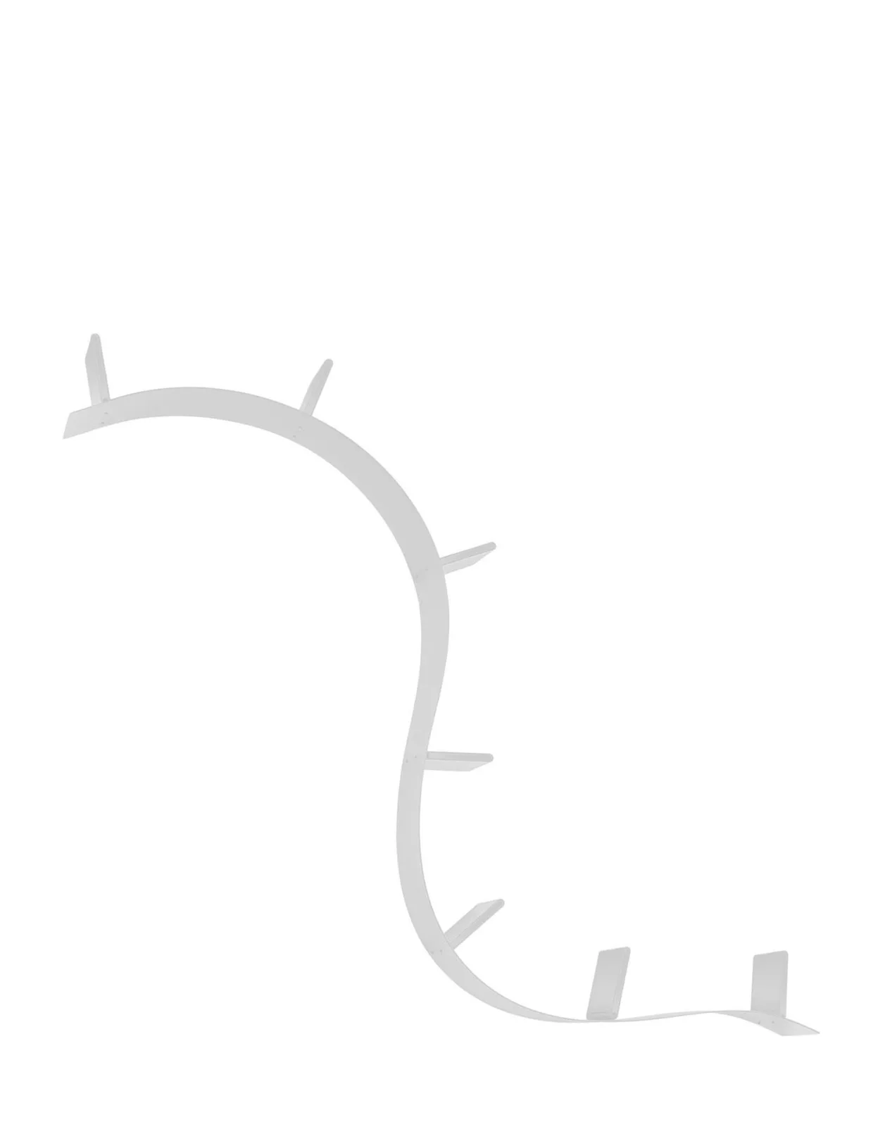 Полка книжная Bookworm (алюминиевая) 7 стоек, длина 320см Kartell, арт. 8003/1A — изображение товара 2