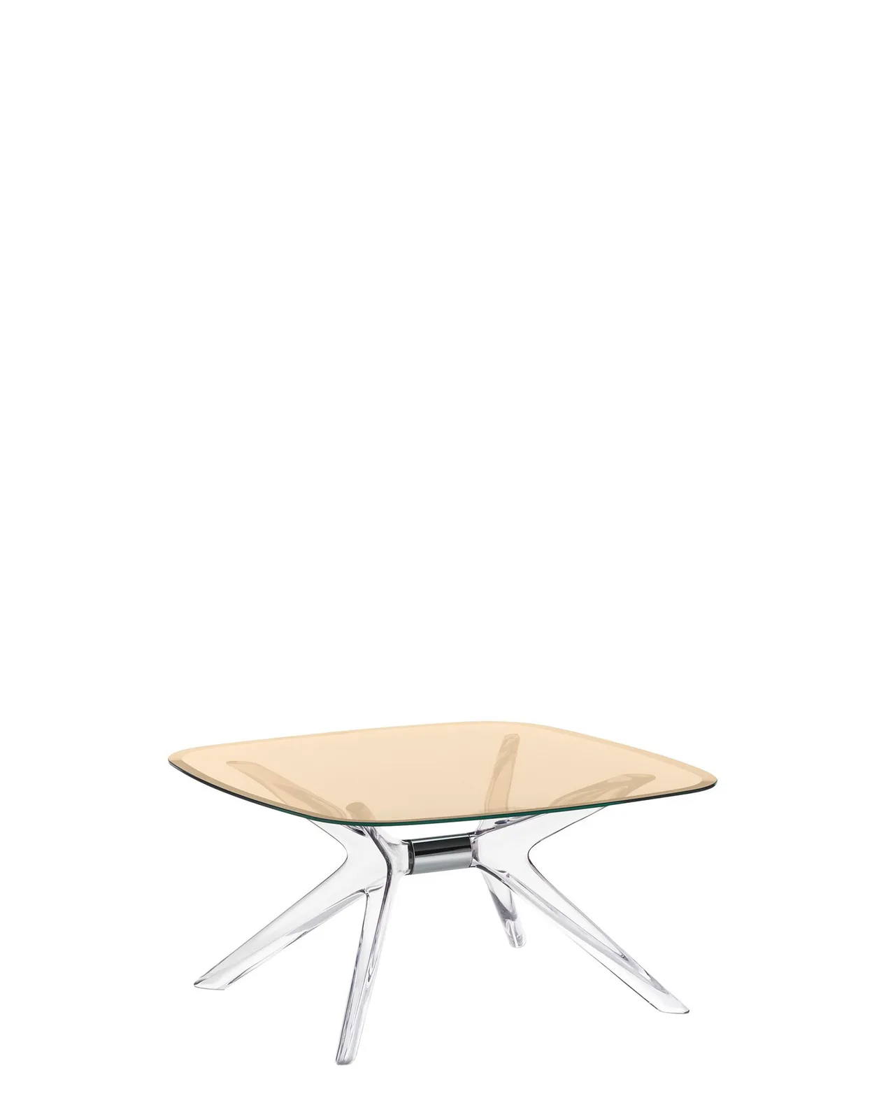 Стол журнальный Blast (коричневый/хромированный) 80см Kartell, арт. 4095/C3 — изображение товара 2
