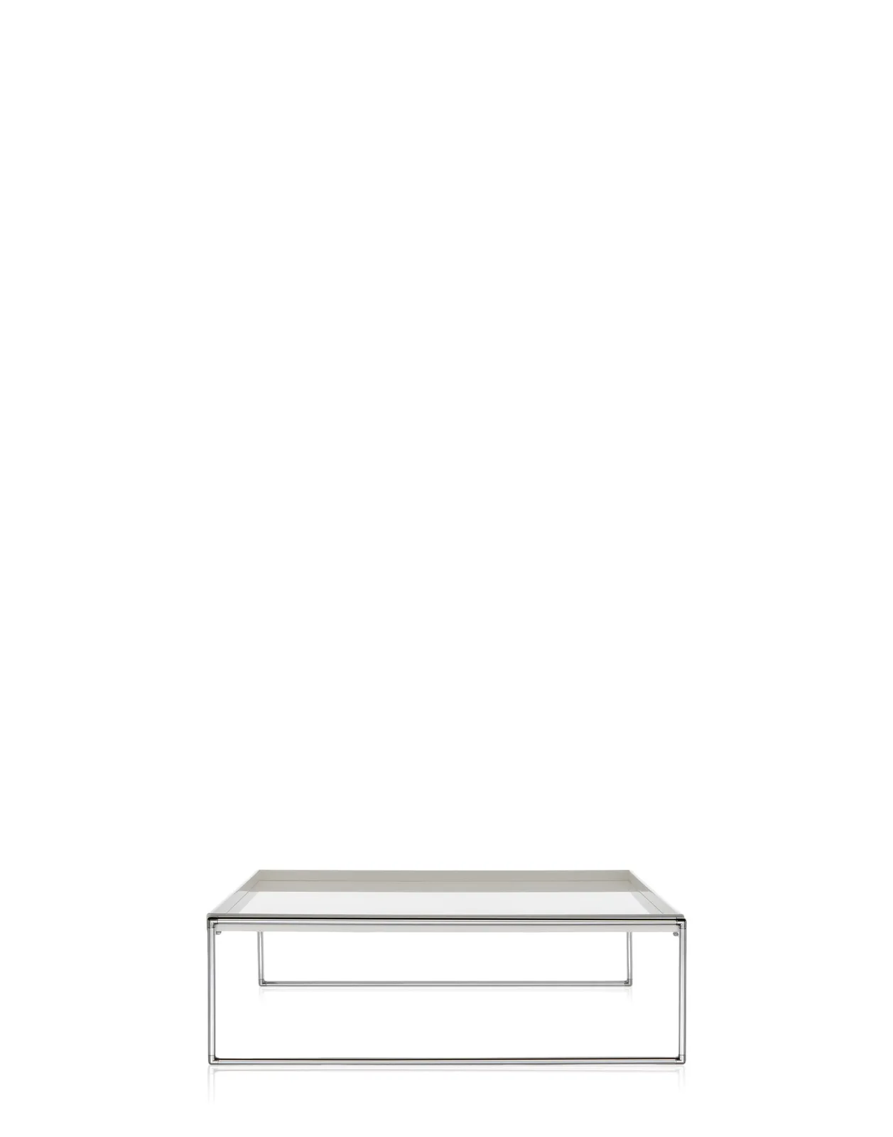 Столик журнальный Trays (белый) 80x40см Kartell, арт. 4410/03 — изображение товара 2