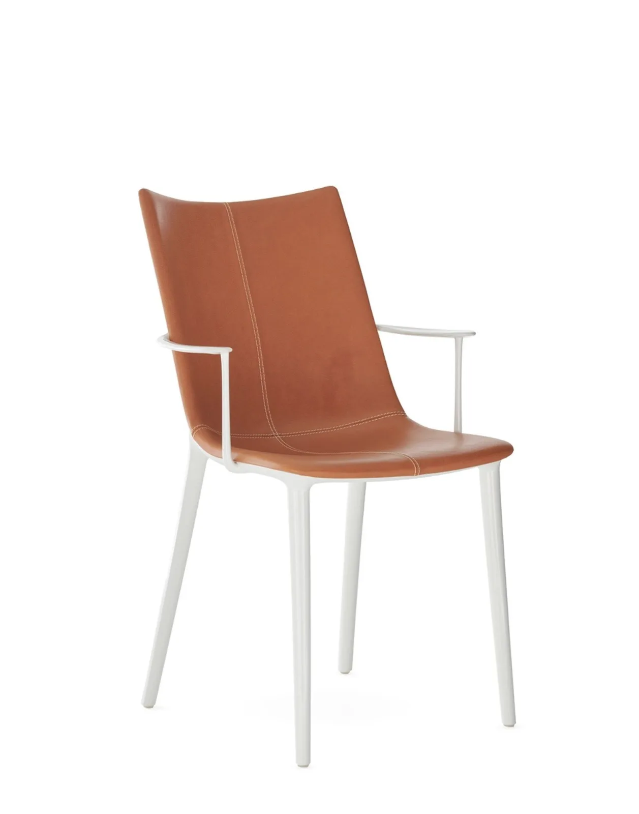 Стул HHH (коричневый/белый) экокожа Kartell, арт. 5917/BC — изображение товара 2