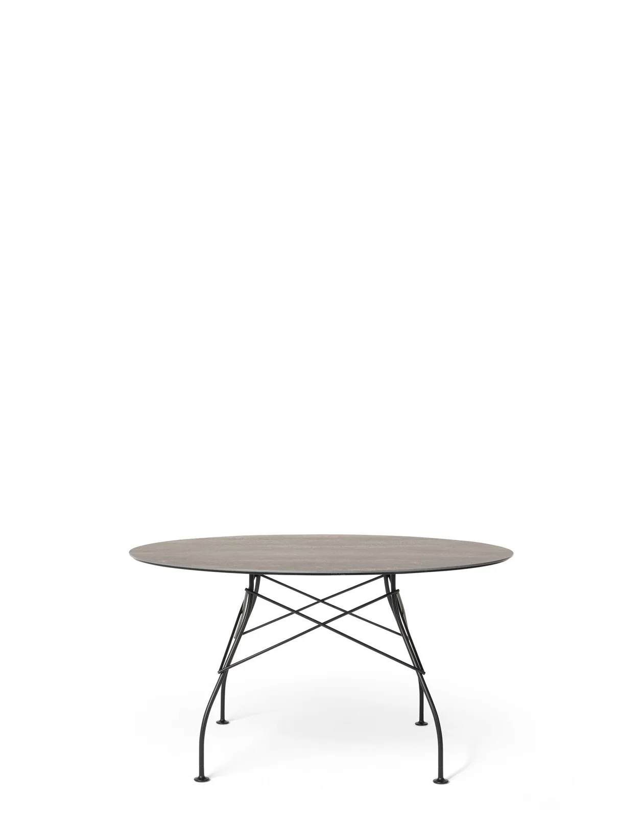 Стол Glossy Outdoor (черный) диаметр 128см, мрамор Kartell, арт. 5578/CN — изображение товара 2