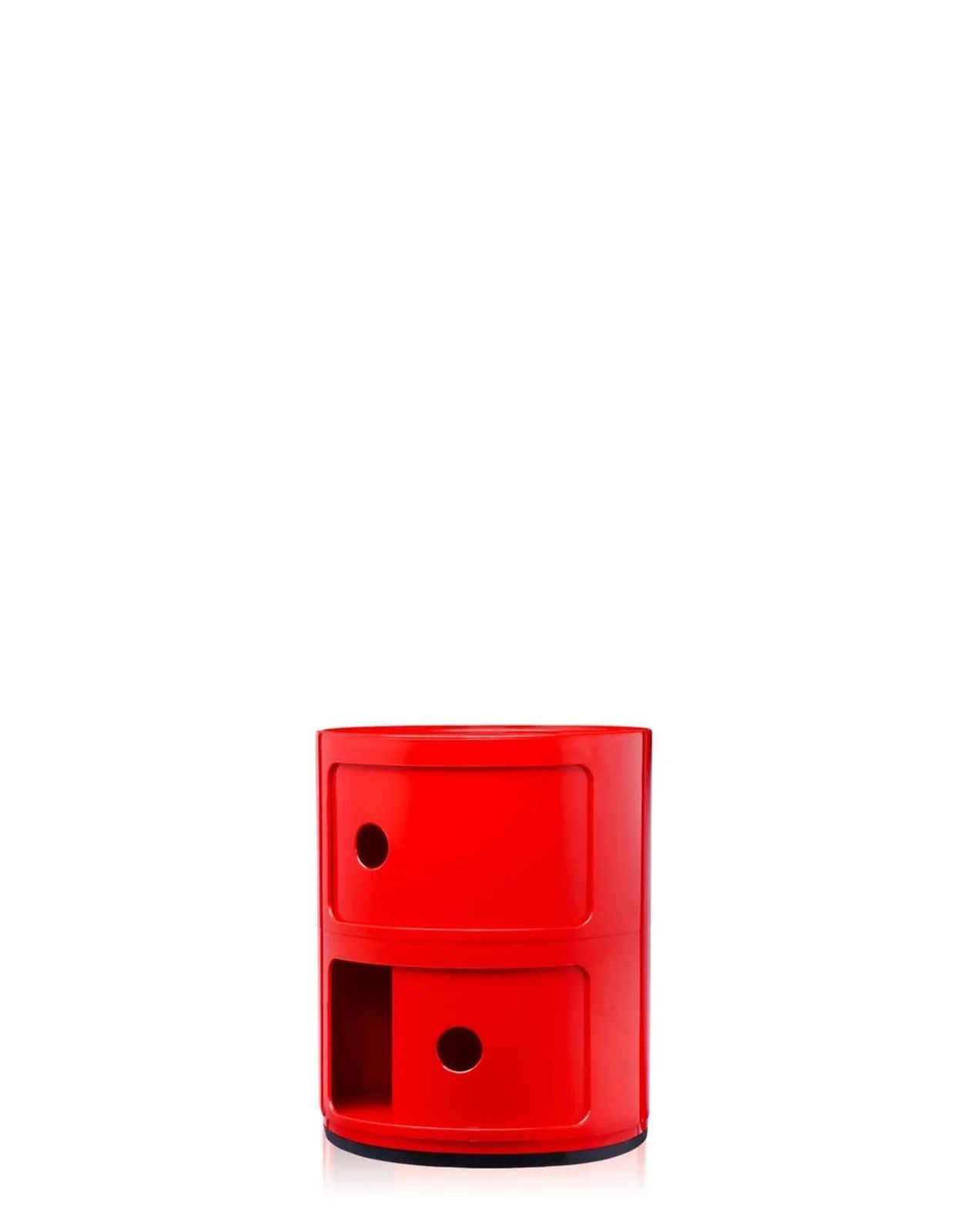 Контейнер Componibili (красный) высота 40см, диаметр 32см Kartell, арт. 4966/10 — изображение товара 3